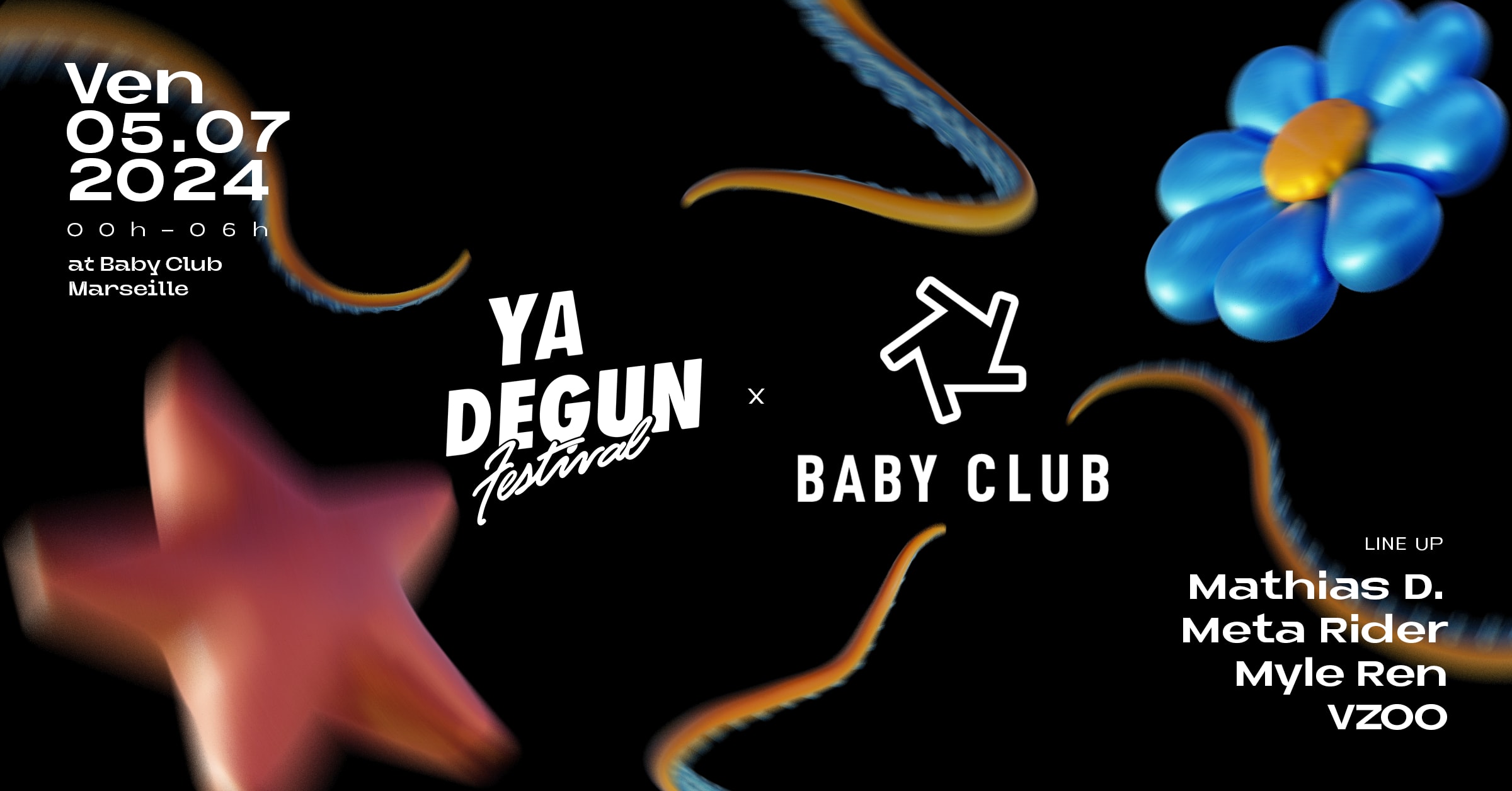 Ya Degun Festival X Baby Club Cover