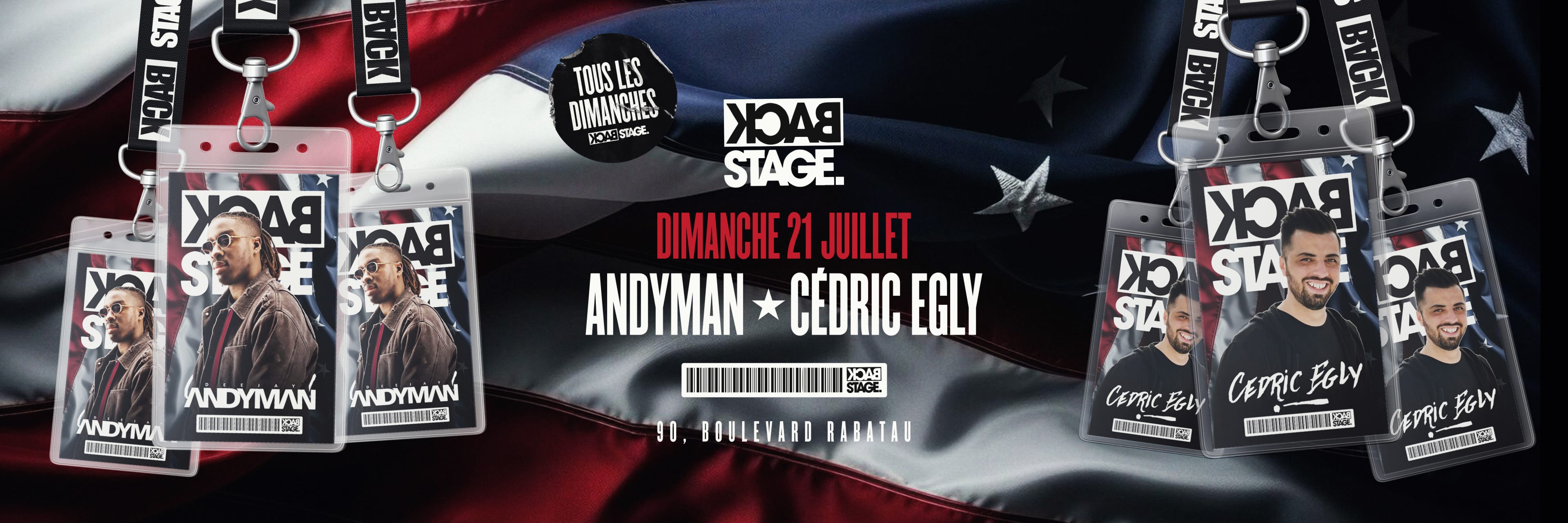 Backstage X Credic Egly - La Palmeraie Cover