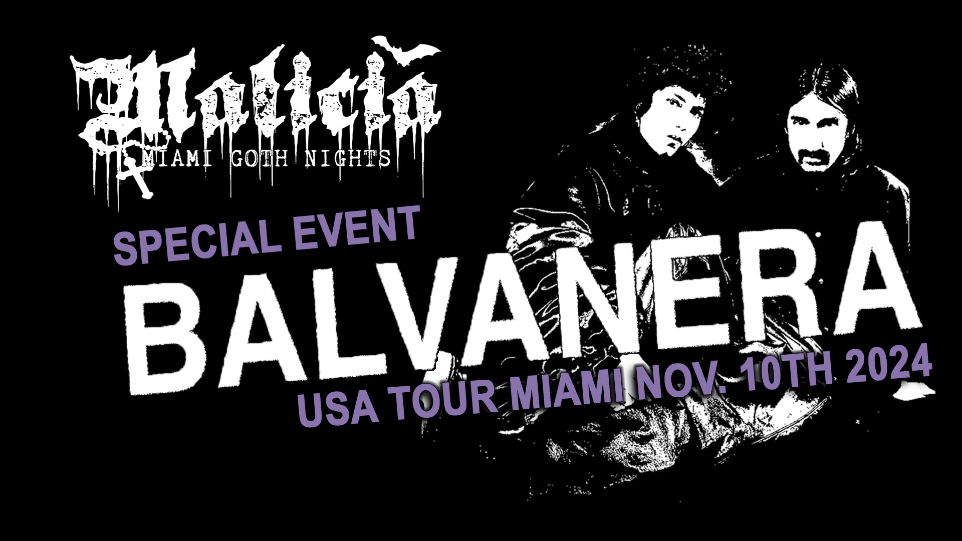 Balvanera Presented By Malicia Goth Nights Cover