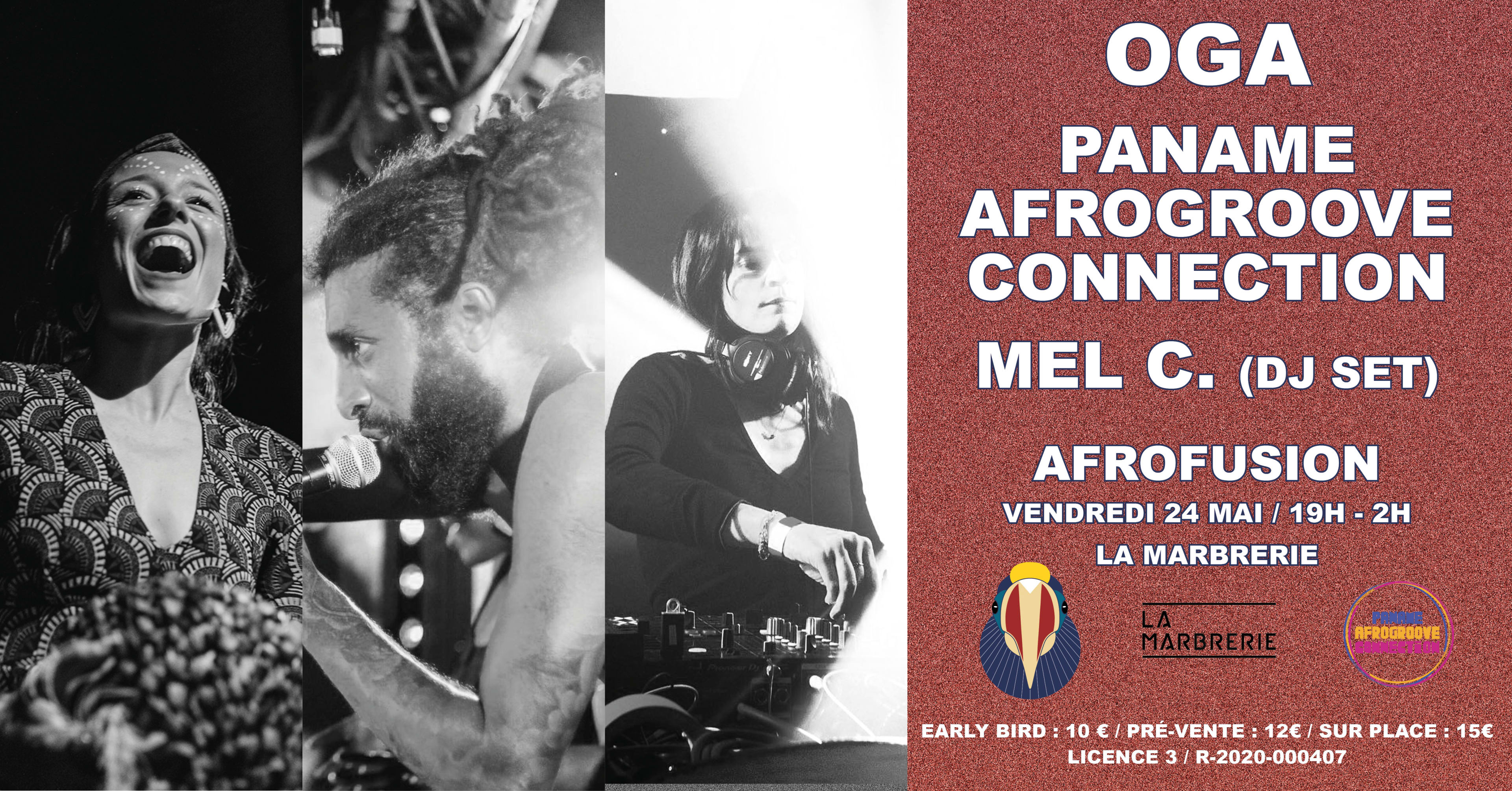 Afrofusion / Oga, Paname Afrogroove Connection, Mel C. Cover