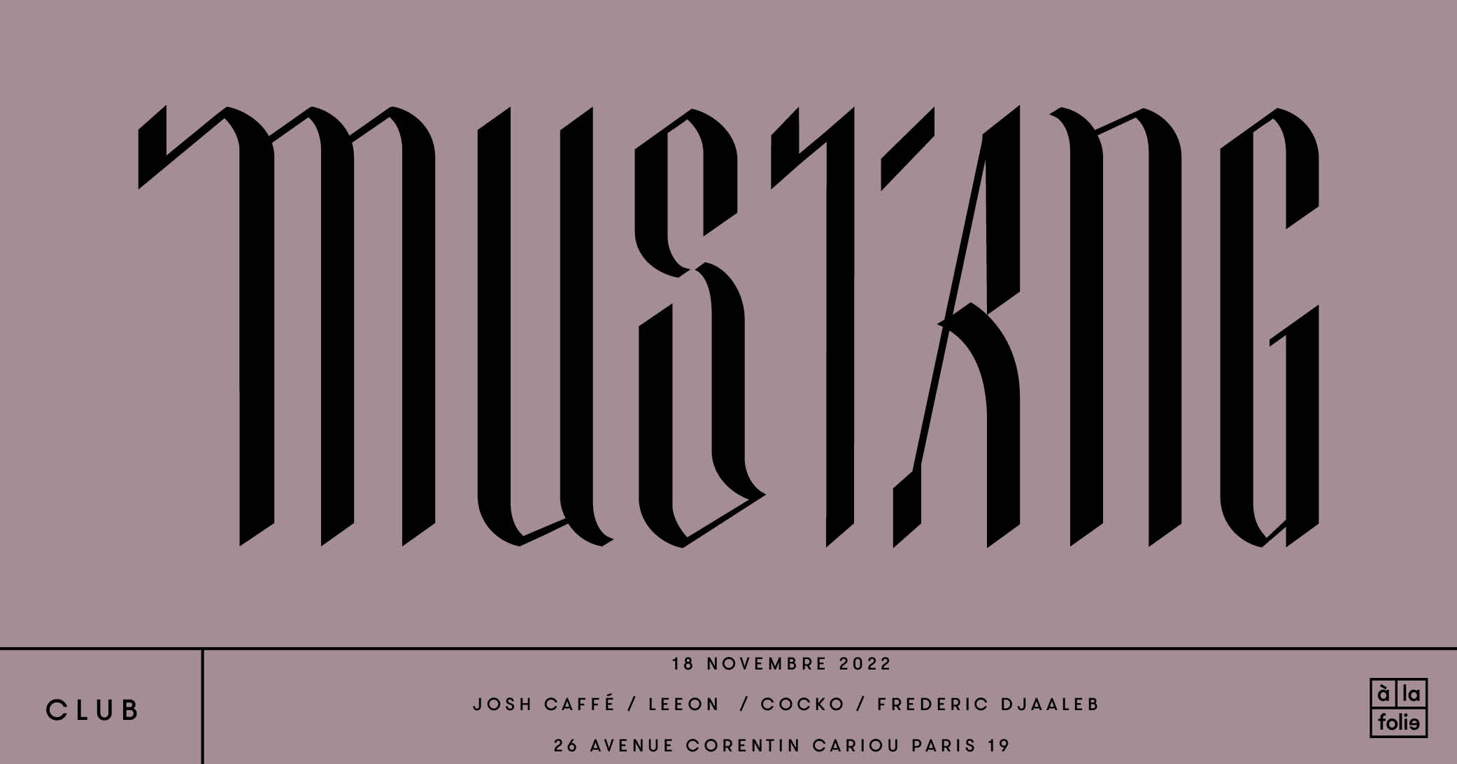Mustang · 18 Nov · Londres, Bogotá, Paris Cover