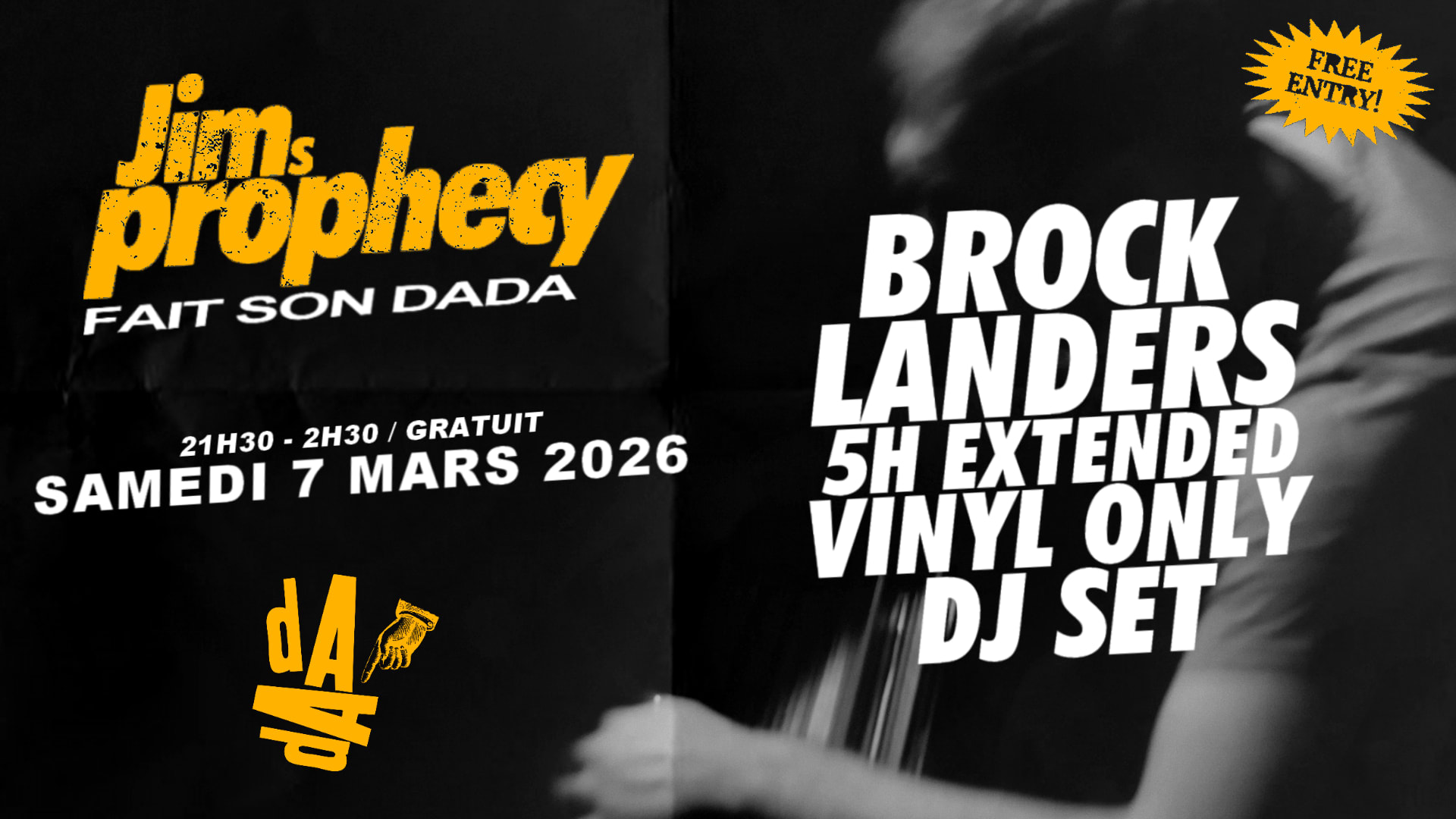 Jim's Prophecy Fait Son Dada #5 W/ Brock Landers Gratuit !!! Cover