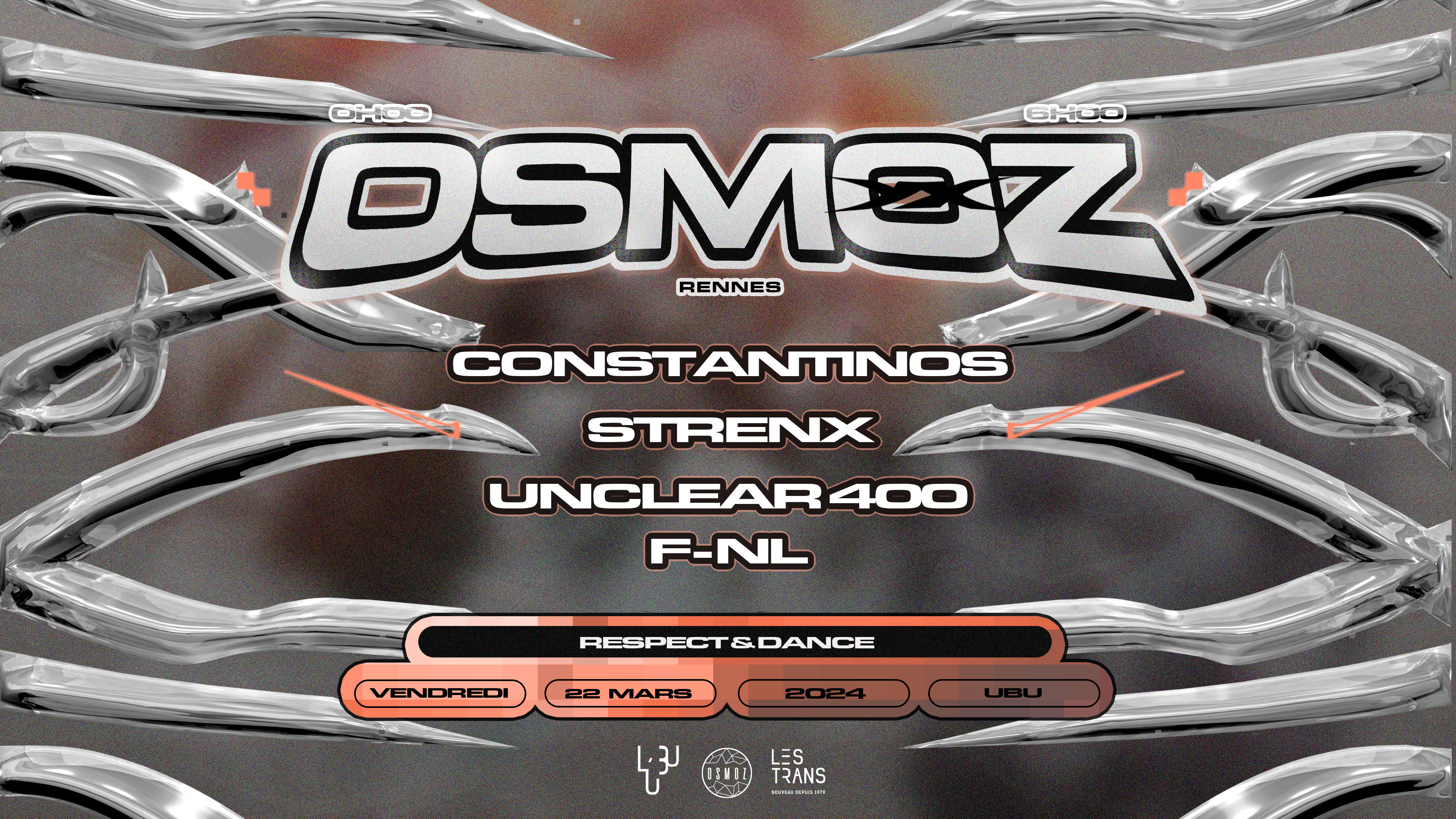 Osmoz W/ Constantinos - Strenx | Ubu Rennes Cover