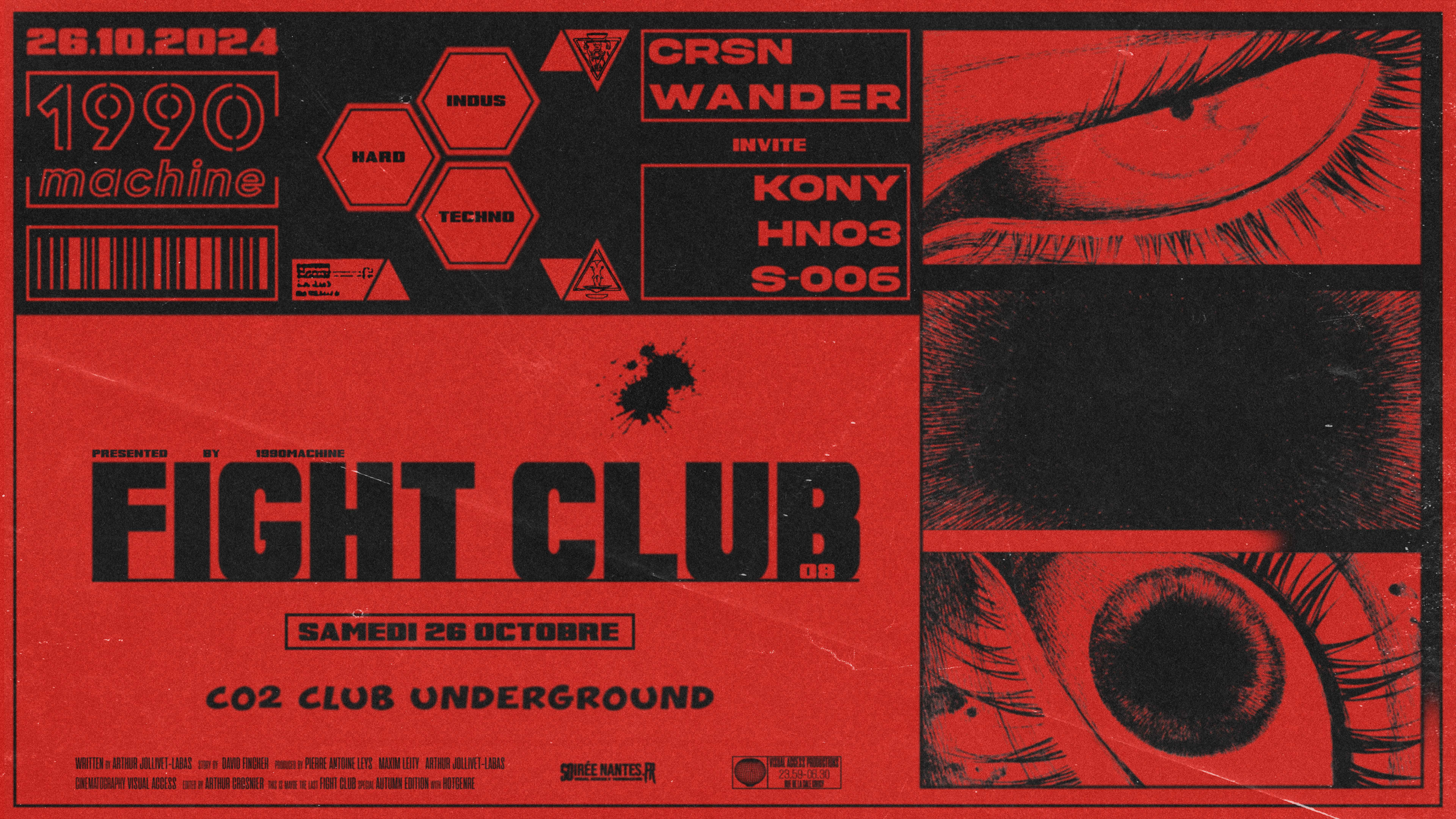 1990machine Présente : Fight Club #9 W/ Hot Genre Cover