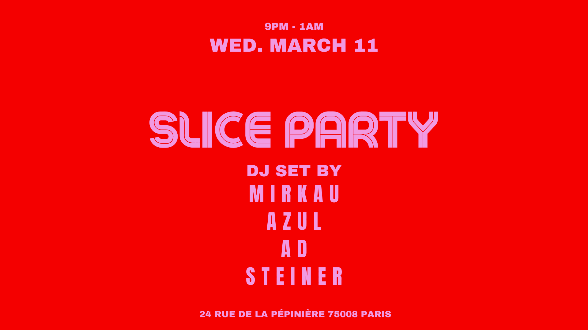 Mirkau & Friends @Slicepizzaclub Cover