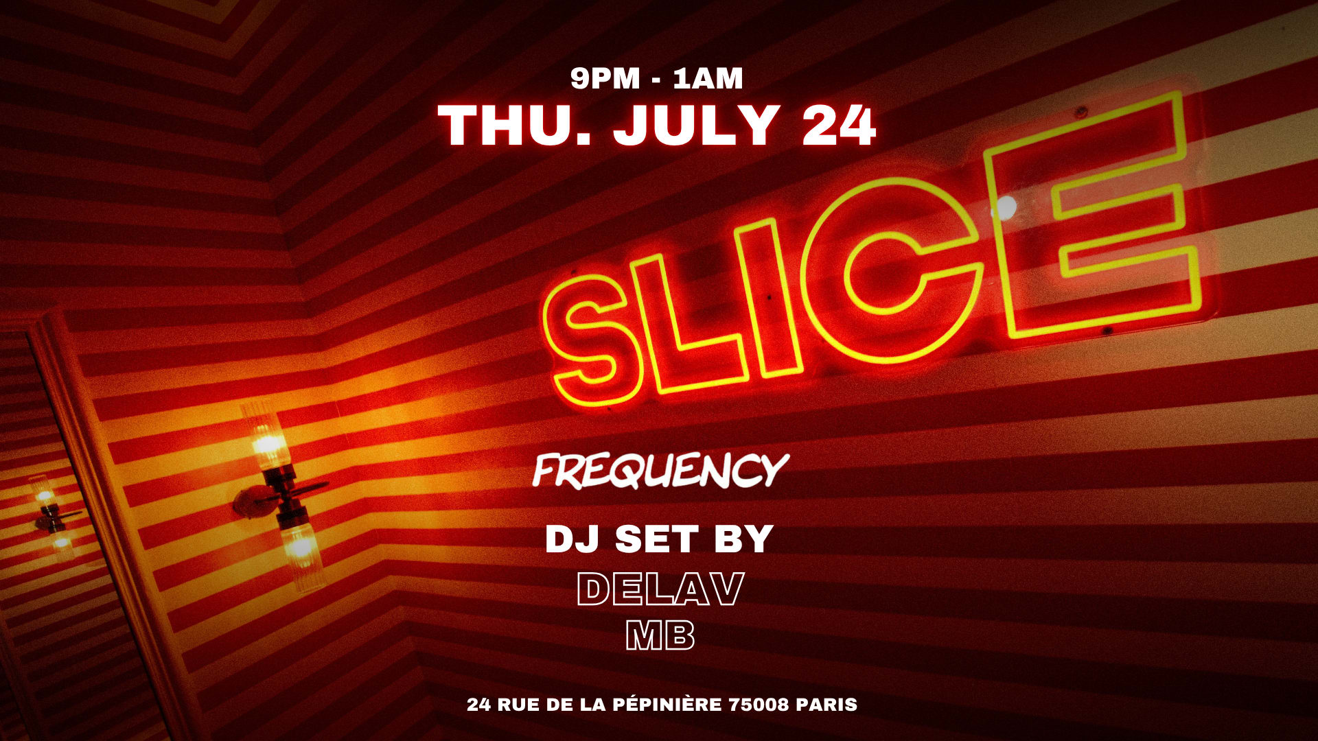 Frequency Takes Over Slice Pizza Club W/ Delav X Mb Cover