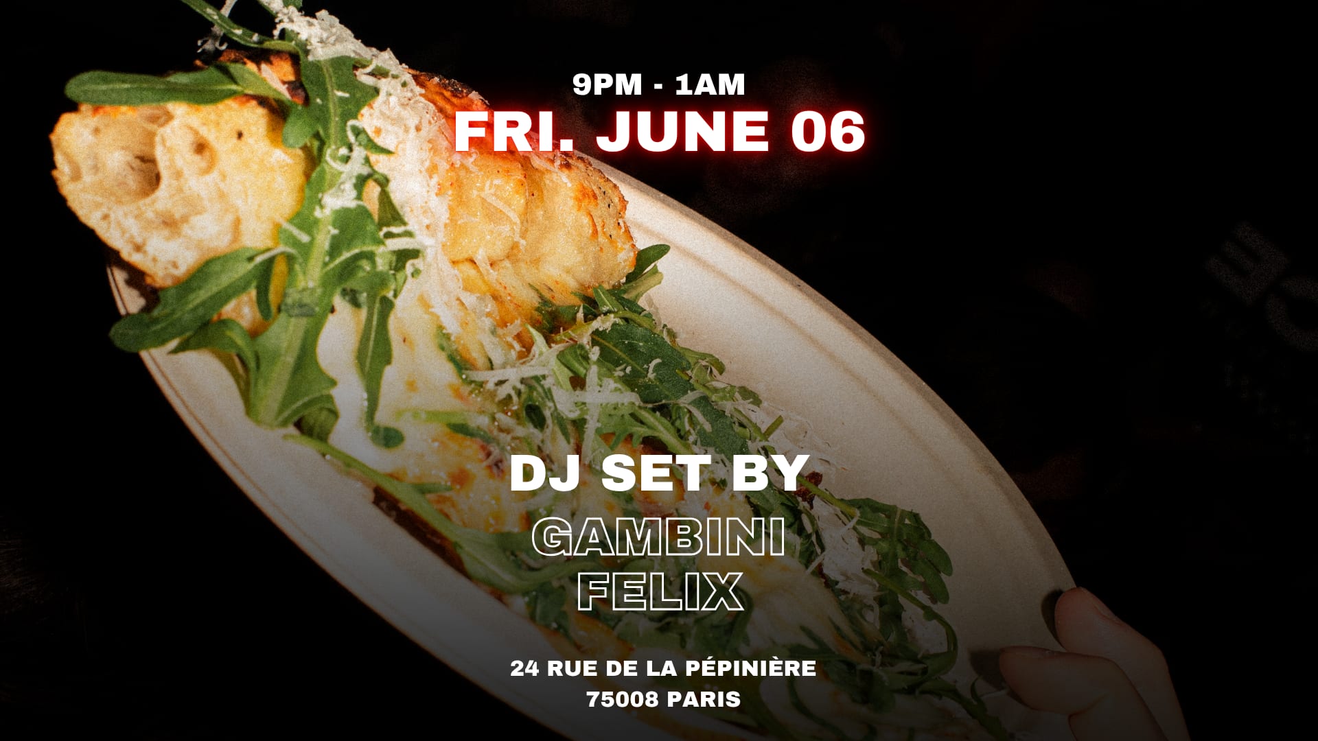 Gambini X Felix @ Slice Pizza Club Cover