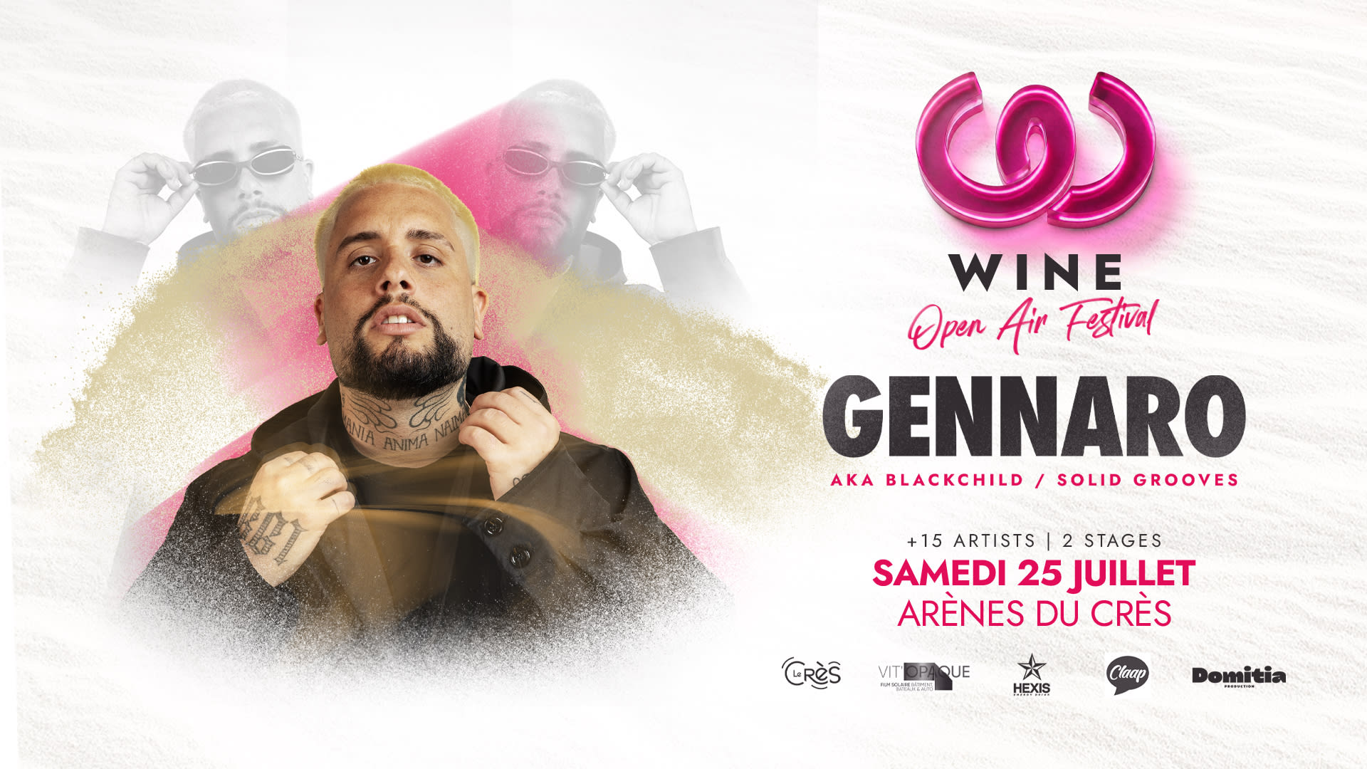 Wine Festival - Gennaro Aka Blackchild - Arènes Du Crès Cover