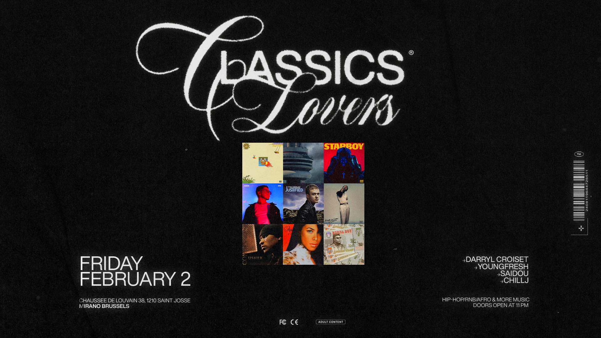Classics Lovers - Darryl Croiset -Youngfresh -Saidou -Chillj Cover