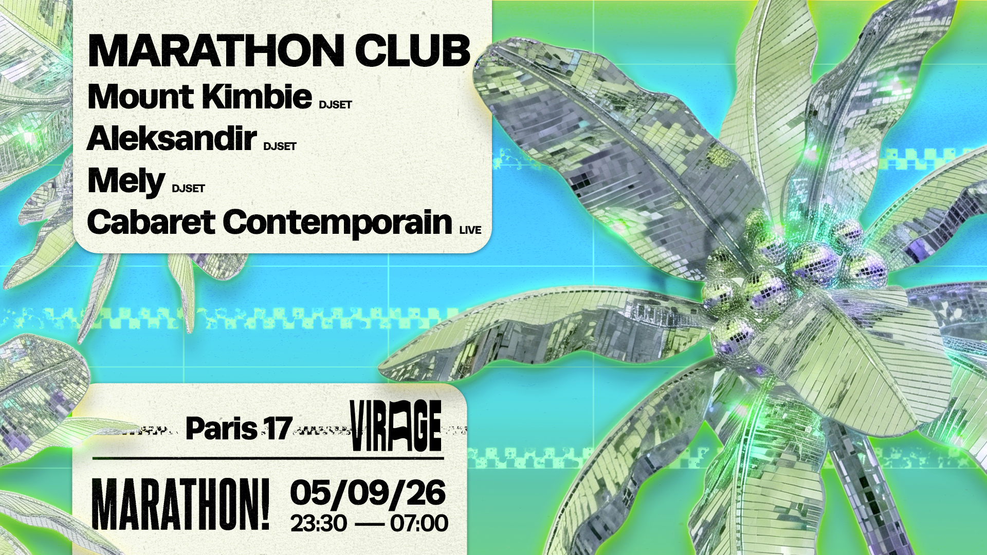 Marathon Club! : Mount Kimbie, Aleksandir, Mely & More Cover