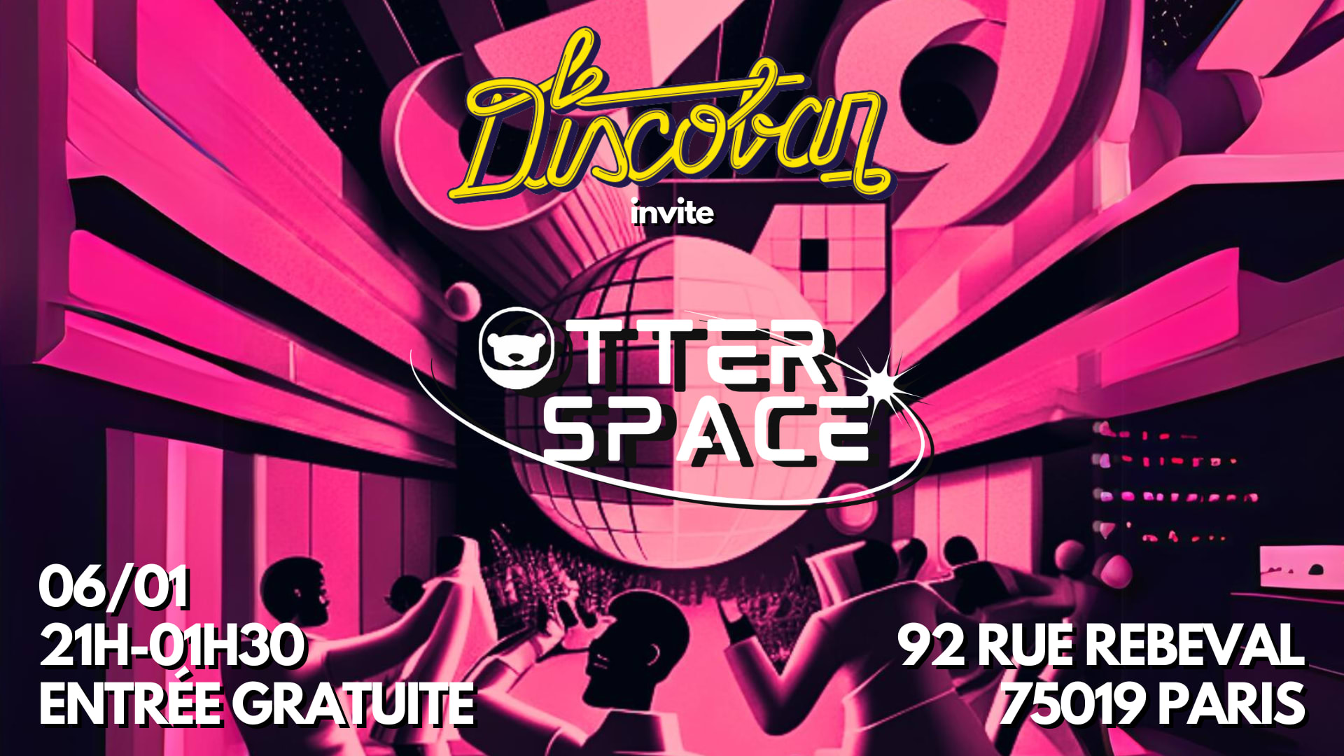 Le Discobar Invite Otter Space ! Cover