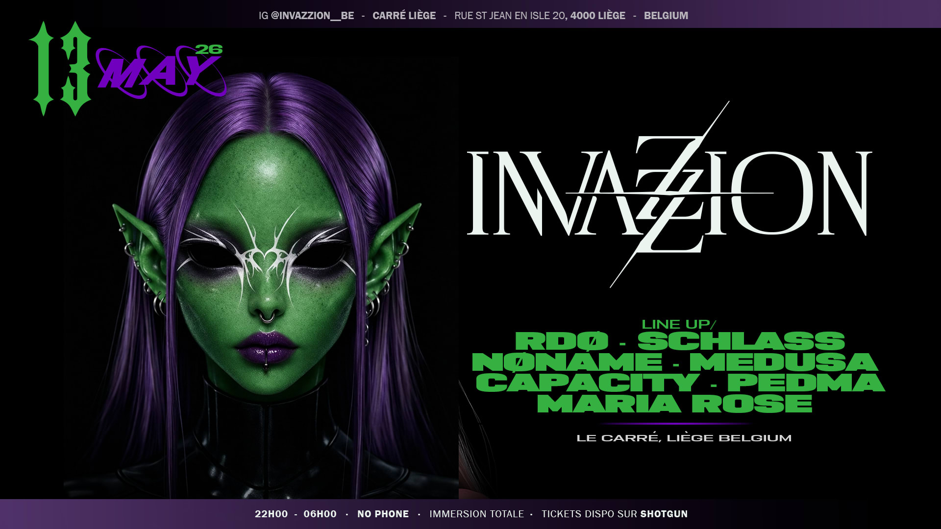 Invazzion — 360° Stage — Liège Cover