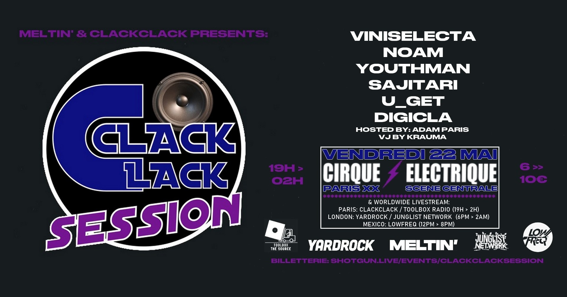 Clack Clack Session #1 (Scene 360 + Livestream) Cover