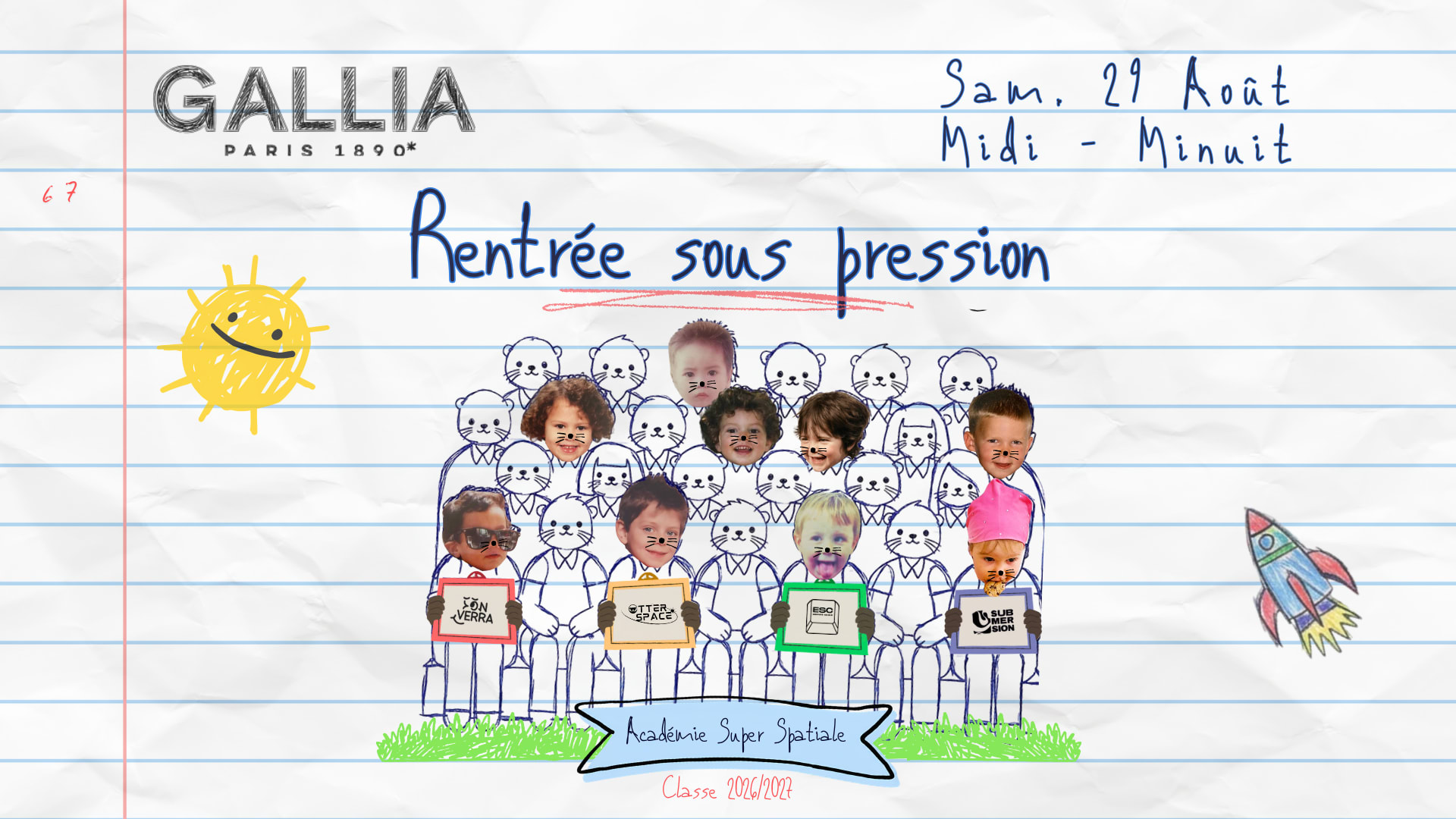 Otter Space & Friends : Rentrée Sous Pression @ Bar Gallia Cover