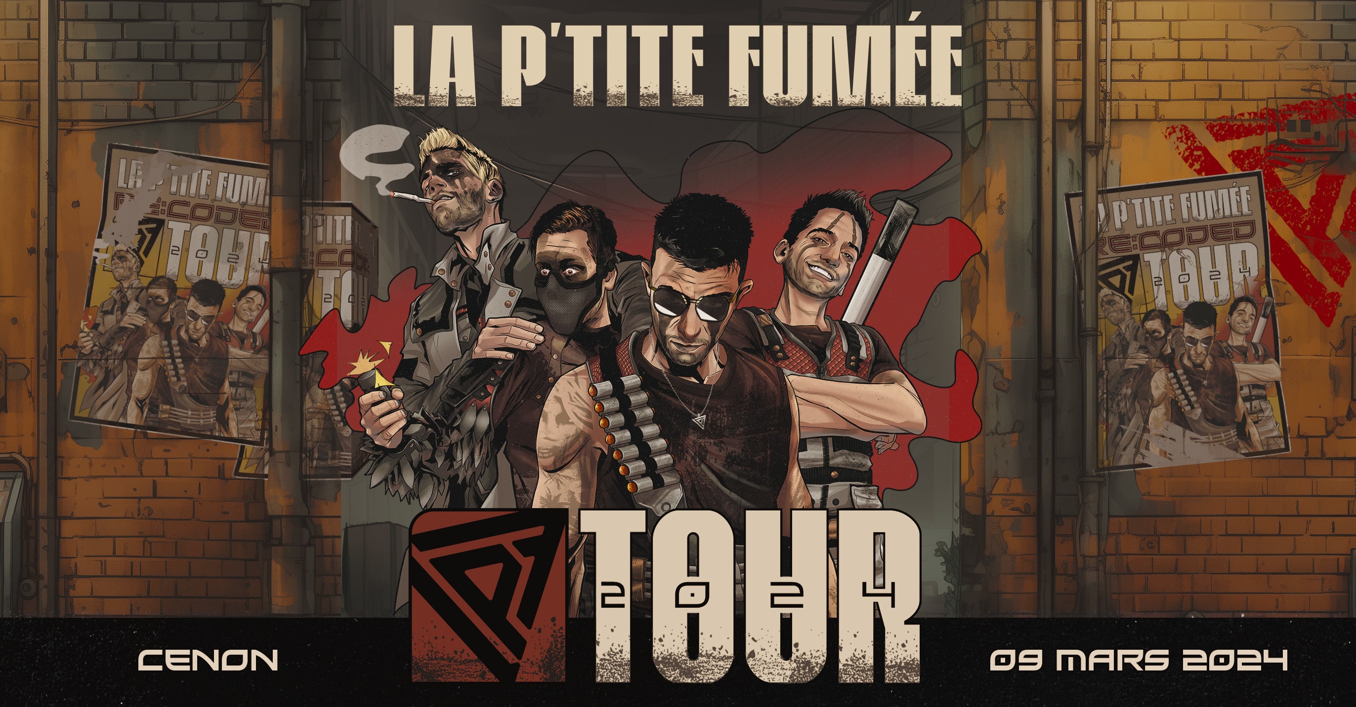 La P'tite Fumée + Roots Zombie À Bordeaux Cover