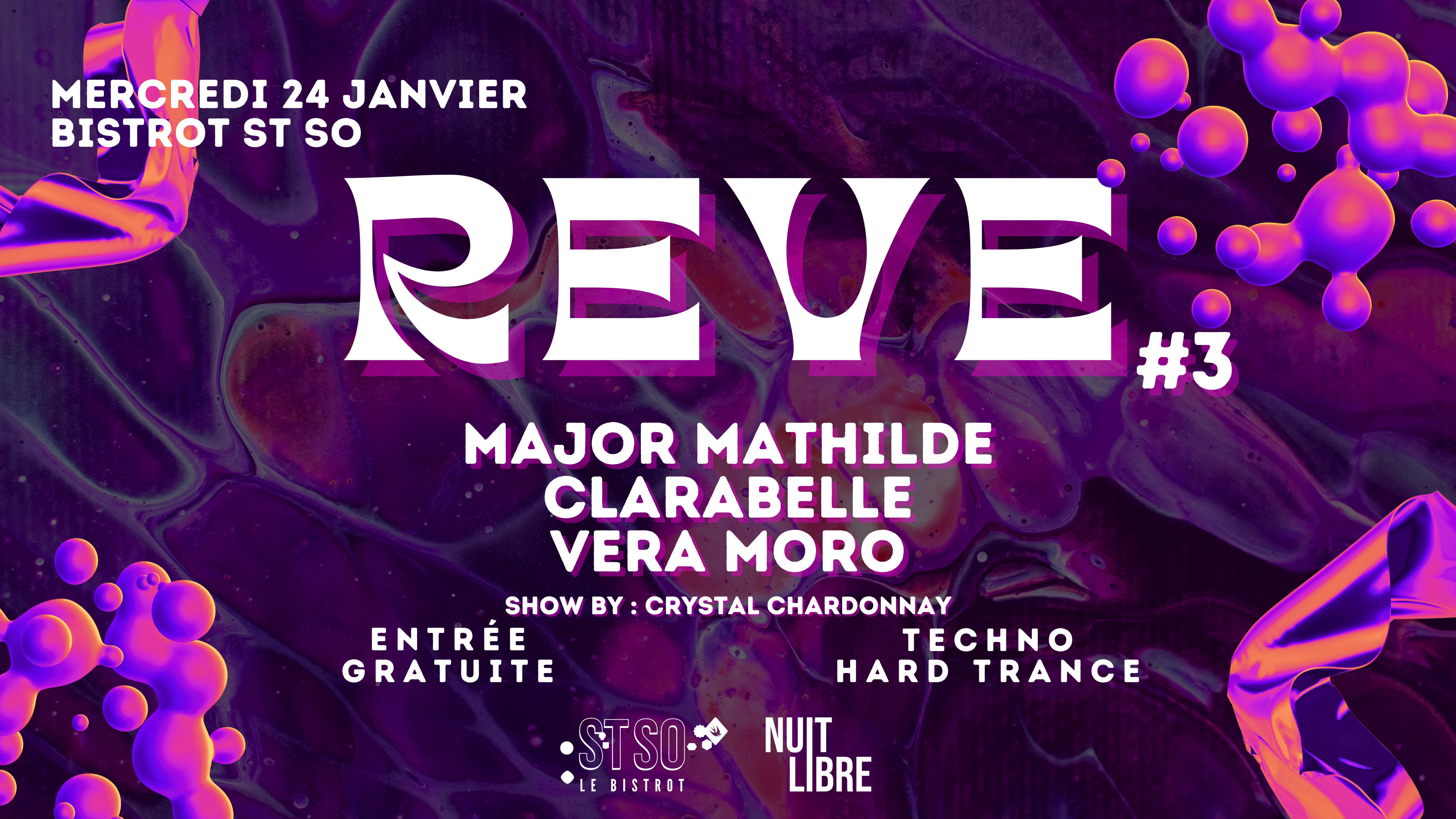 Rêve #3 Par Nuit Libre Cover