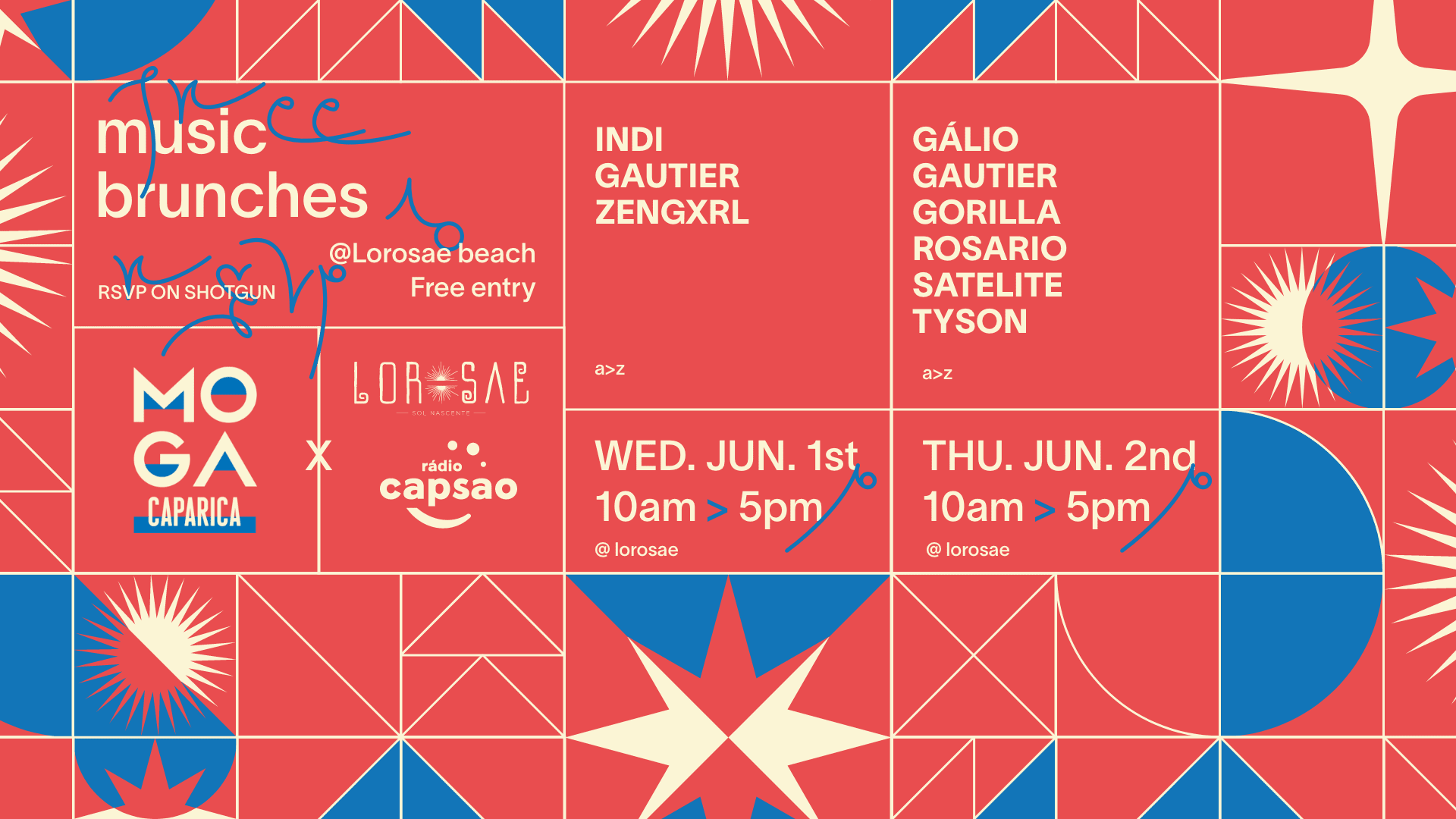 Moga X Radio Capsao Music Brunch @Lorosae Cover