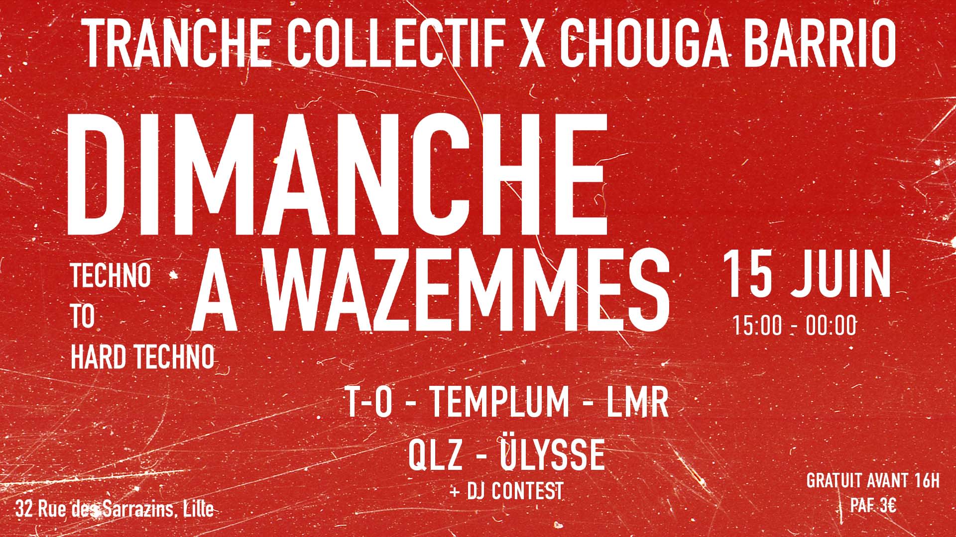 Dimanche A Wazemmes X Tranche Collectif Cover