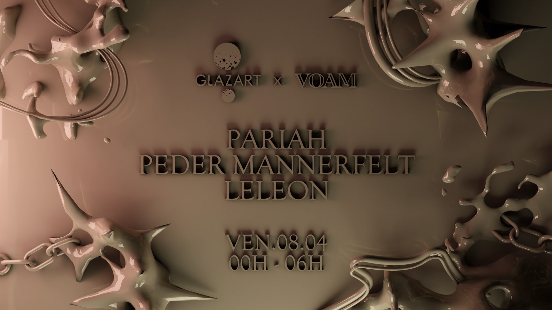 Glazart X Voam : Pariah, Peder Mannerfelt & Leleon  Cover