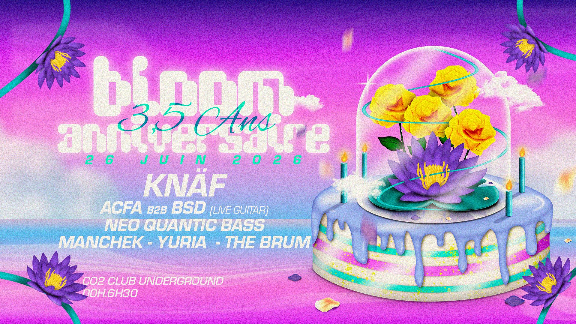 Bloom – 3 Ans & 1/2 D’Existence Cover