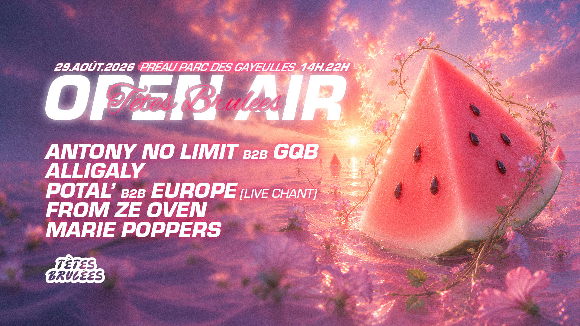 Open Air Têtes Brulées - Préau Gayeulles Cover