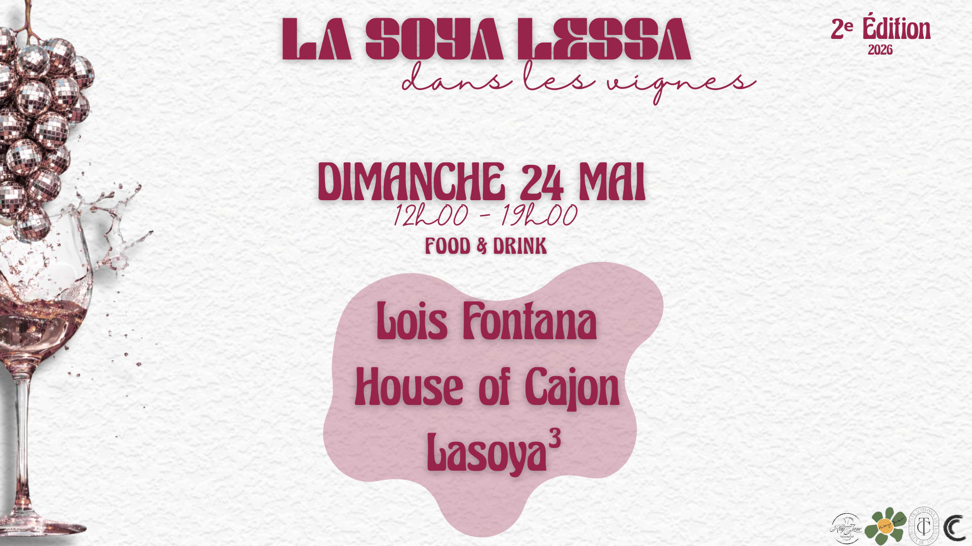 La Soya Lessa Dans Les Vignes - Dimanche 24/05/2026 Cover