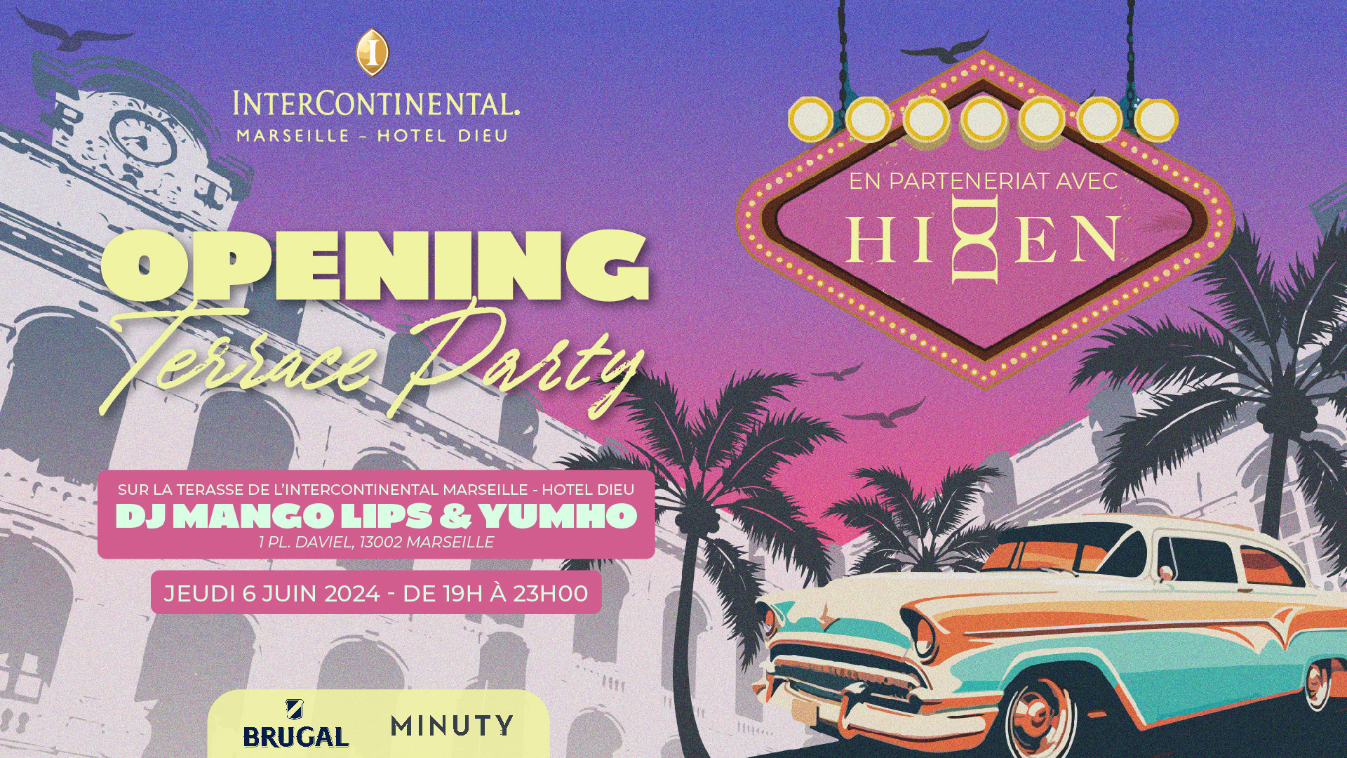 Opening Terrace Party X Hidden Cover