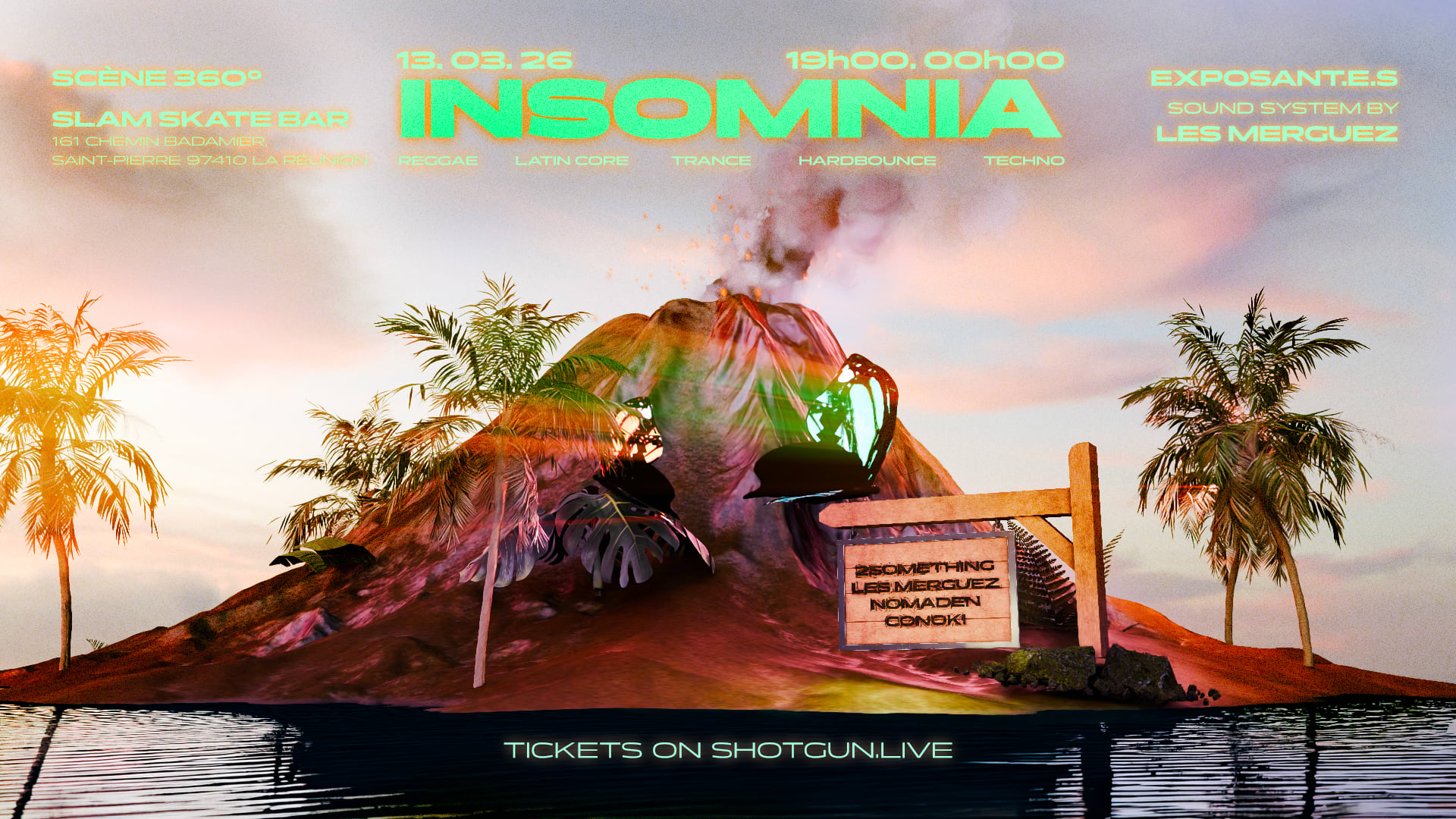 Insomnia X Slam W/ 2something, Merguez, Nomaden & Conoki Cover