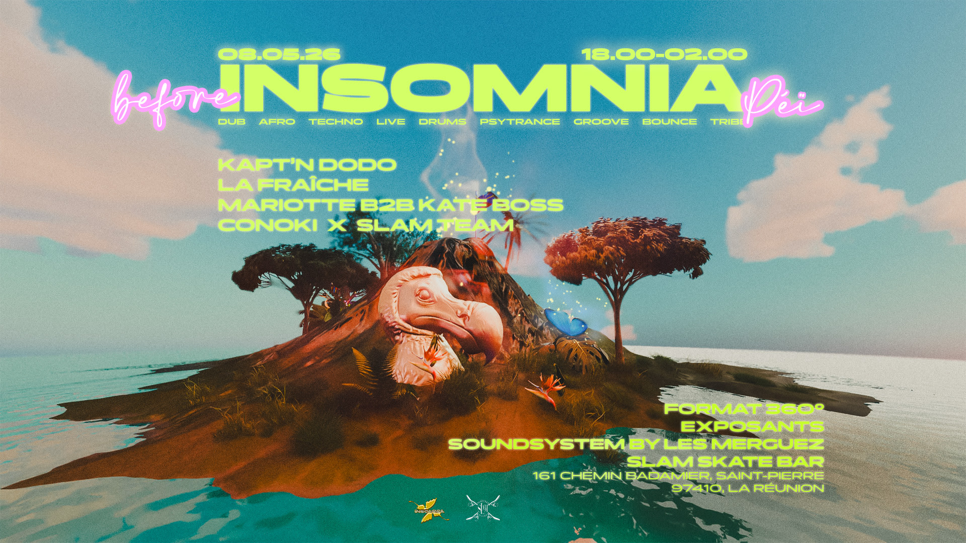 Insomnia X Slam #3 : Kapt’N Dodo, La Fraîche, Conoki & More Cover