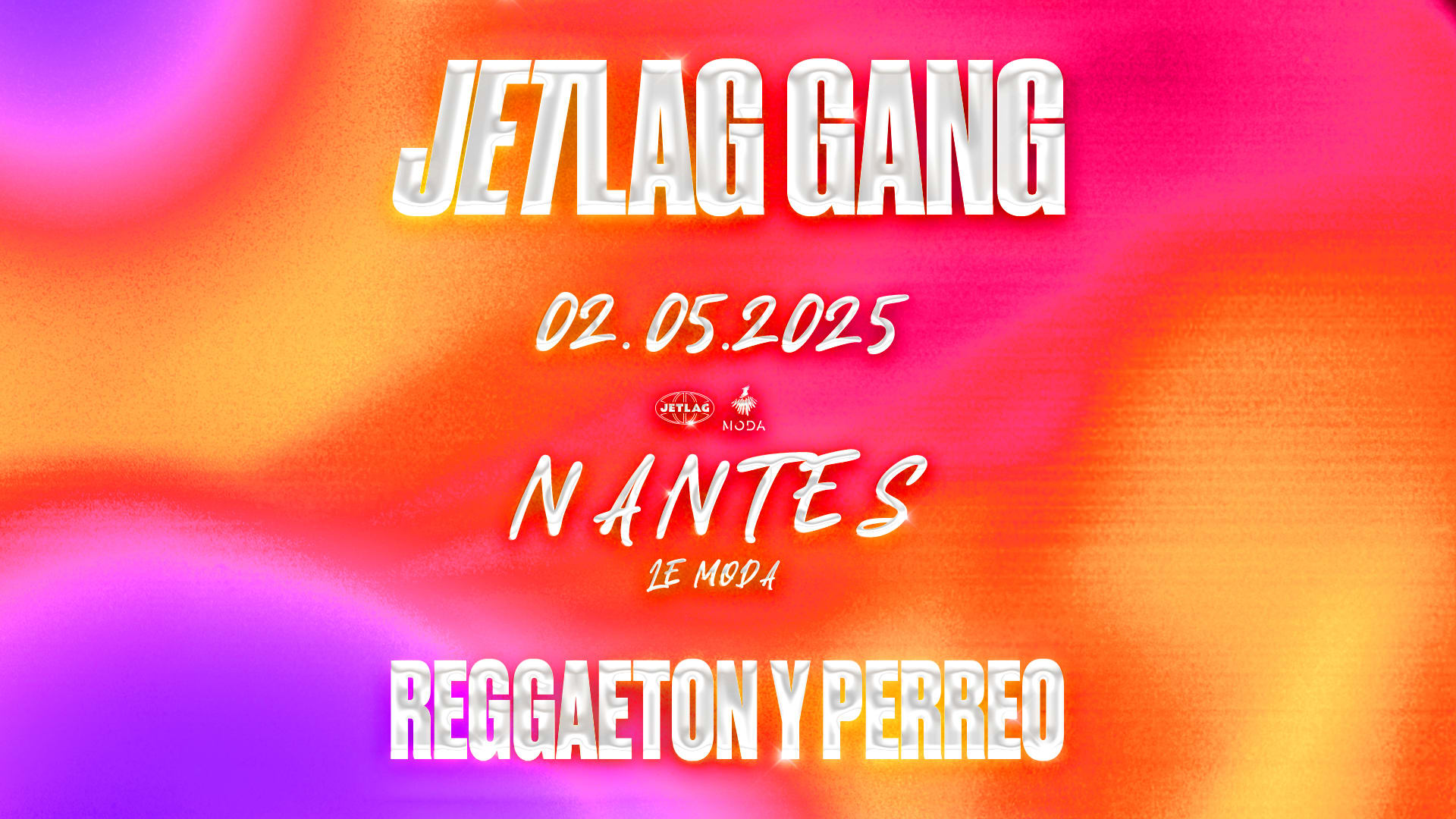 Jet Lag X Moda - Reggaeton Y Perreo - Ven 02 Mai Cover
