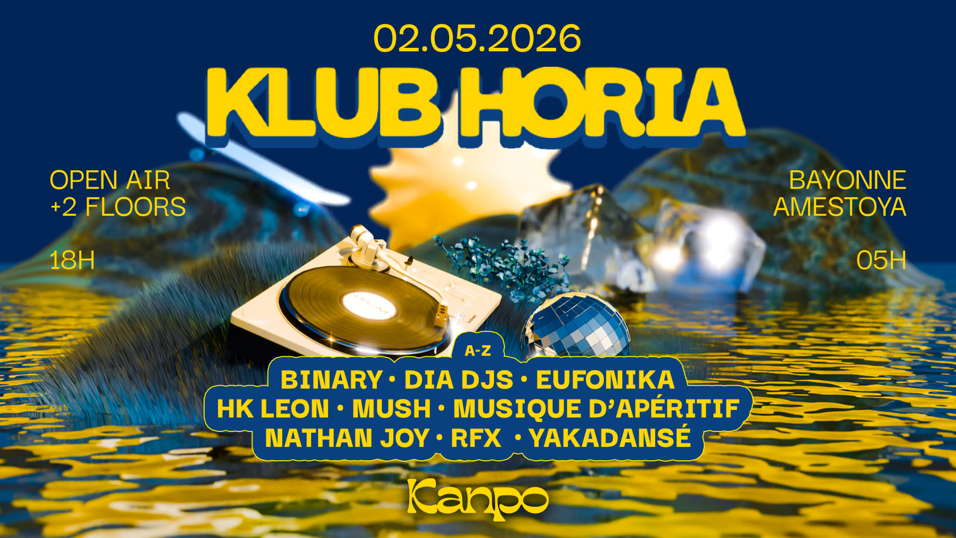 Kanpo • Klub Horia — Club Jaune (Open Air + Party) Cover