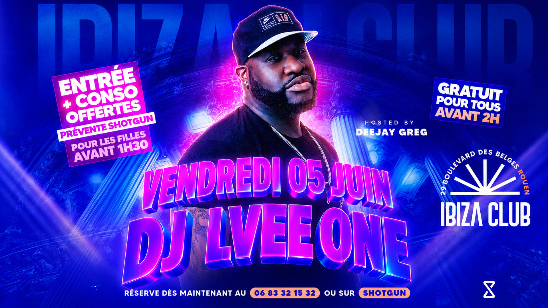 Dj Lvee One I Vendredi 5 Juin I Urban-Shatta-Konpa-Zouk Cover