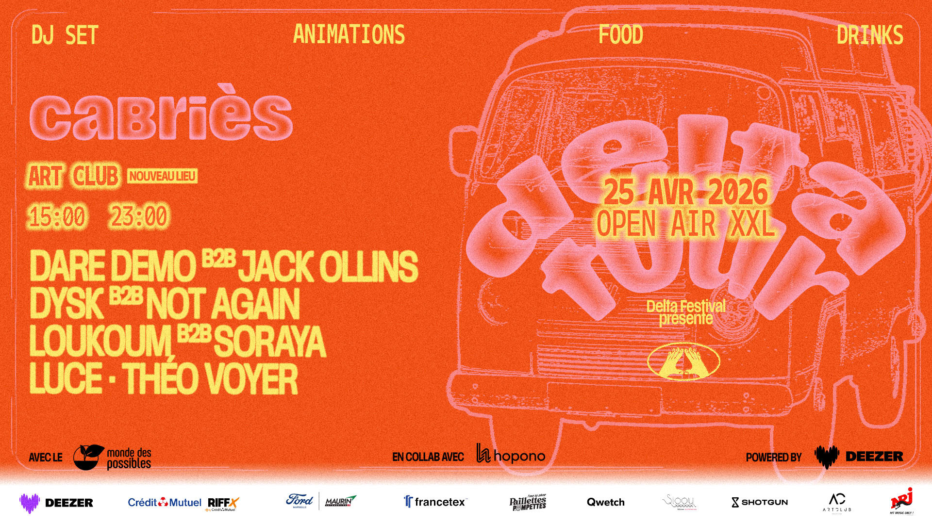 [Nouveau Lieu] Opening Delta Tour X Art Club - Cabries Cover