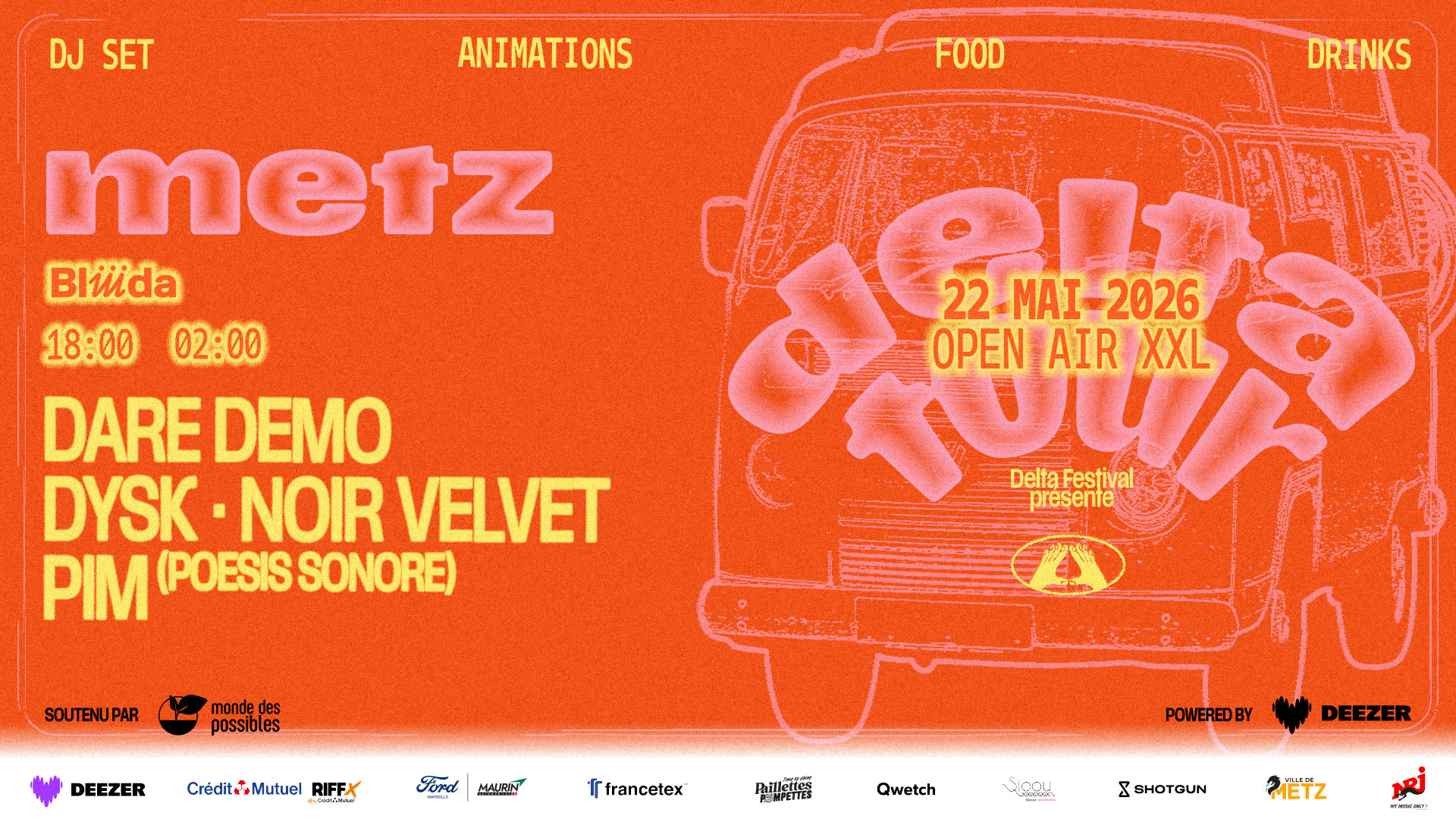 [Open Air Xxl] Delta Tour X Bliiida - Metz Cover
