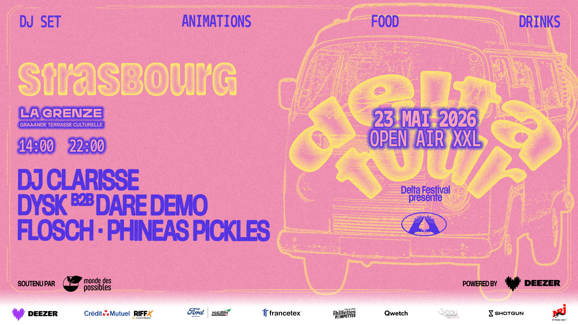 [Open Air] Delta Tour X La Grenze - Strasbourg Cover
