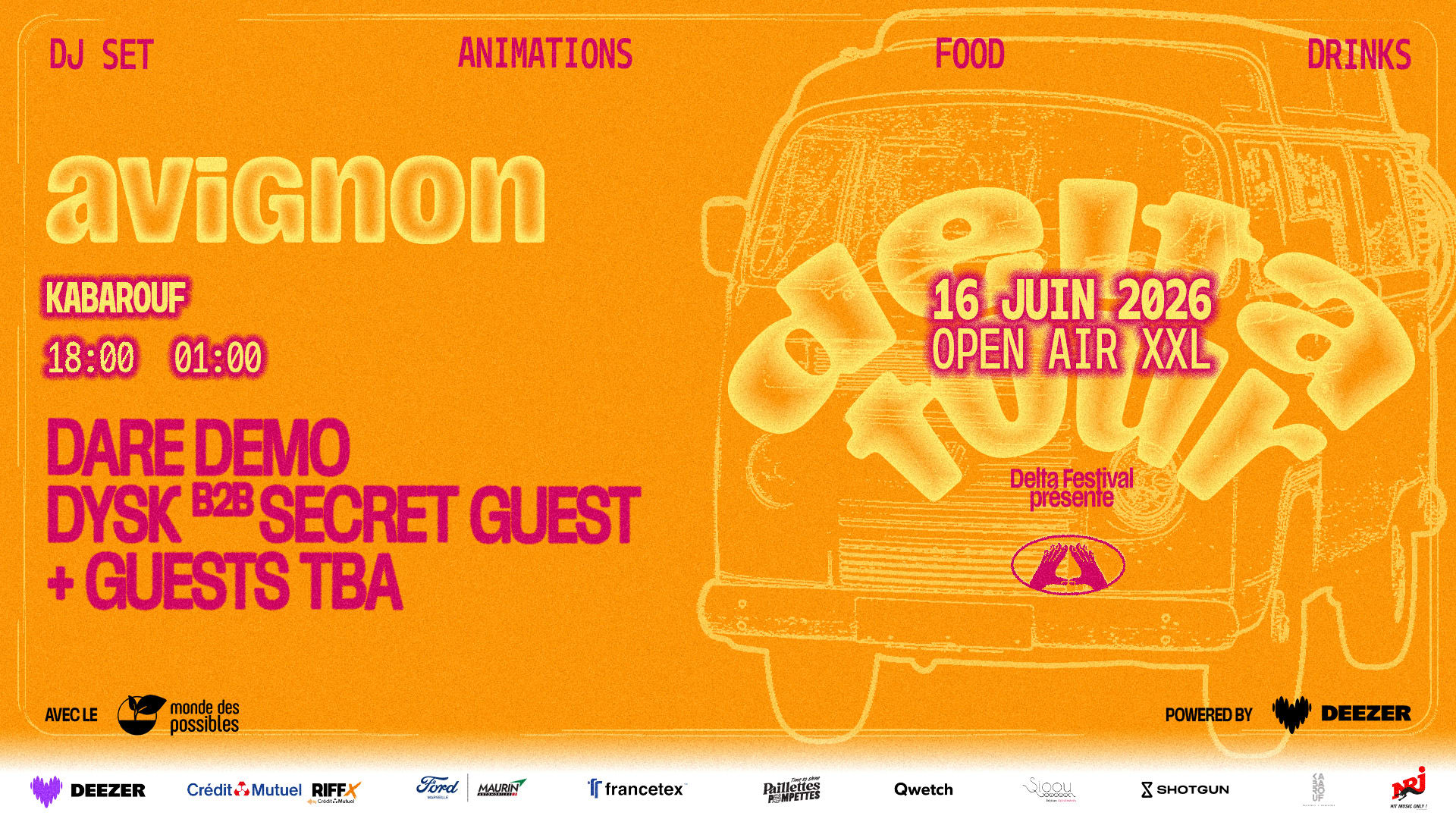 [Special Opening] Delta Tour X Kabarouf - Avignon Cover
