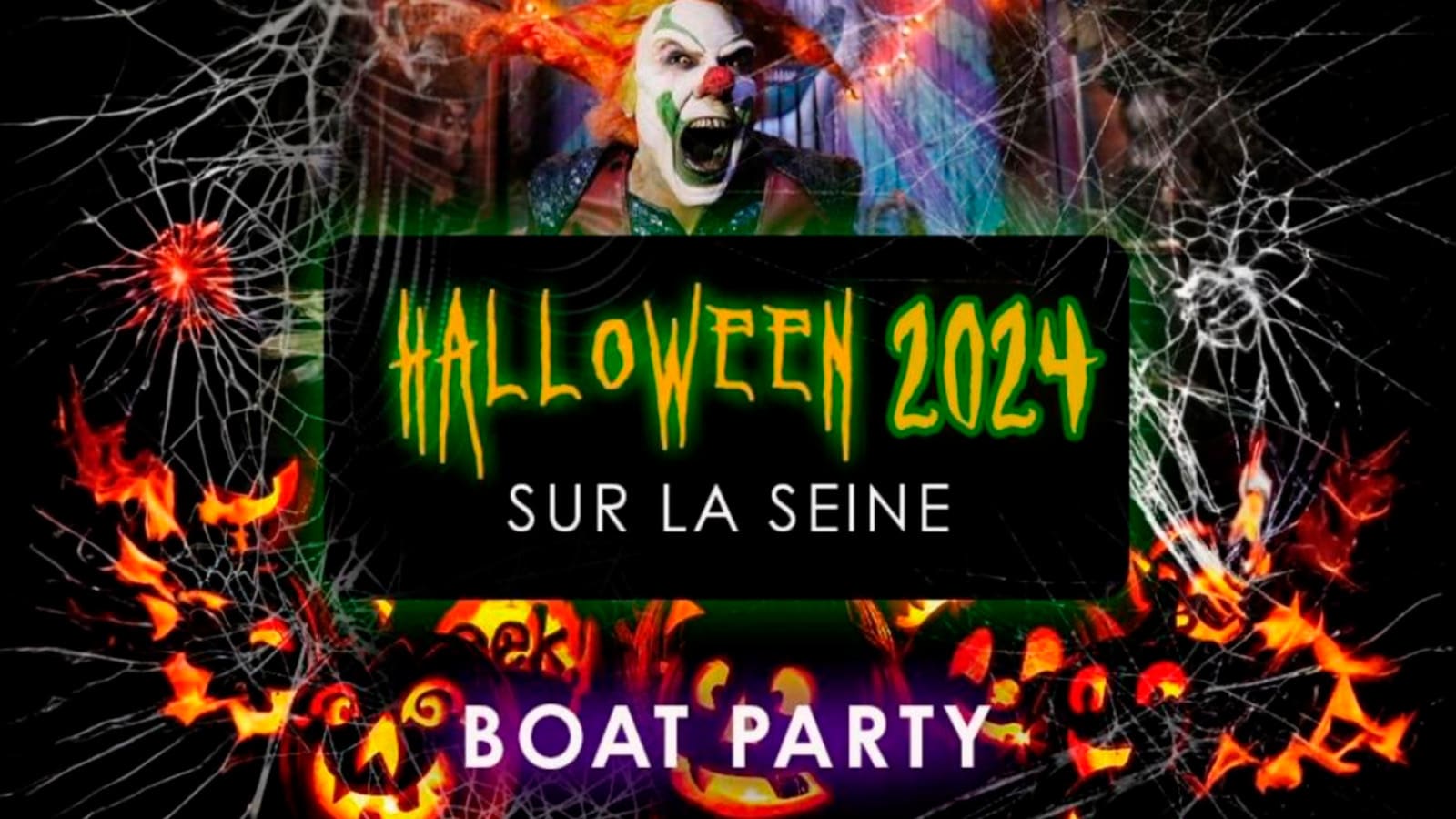 Halloween Boat Club Rooftop Party Hanté Géante Sur La Seine Cover