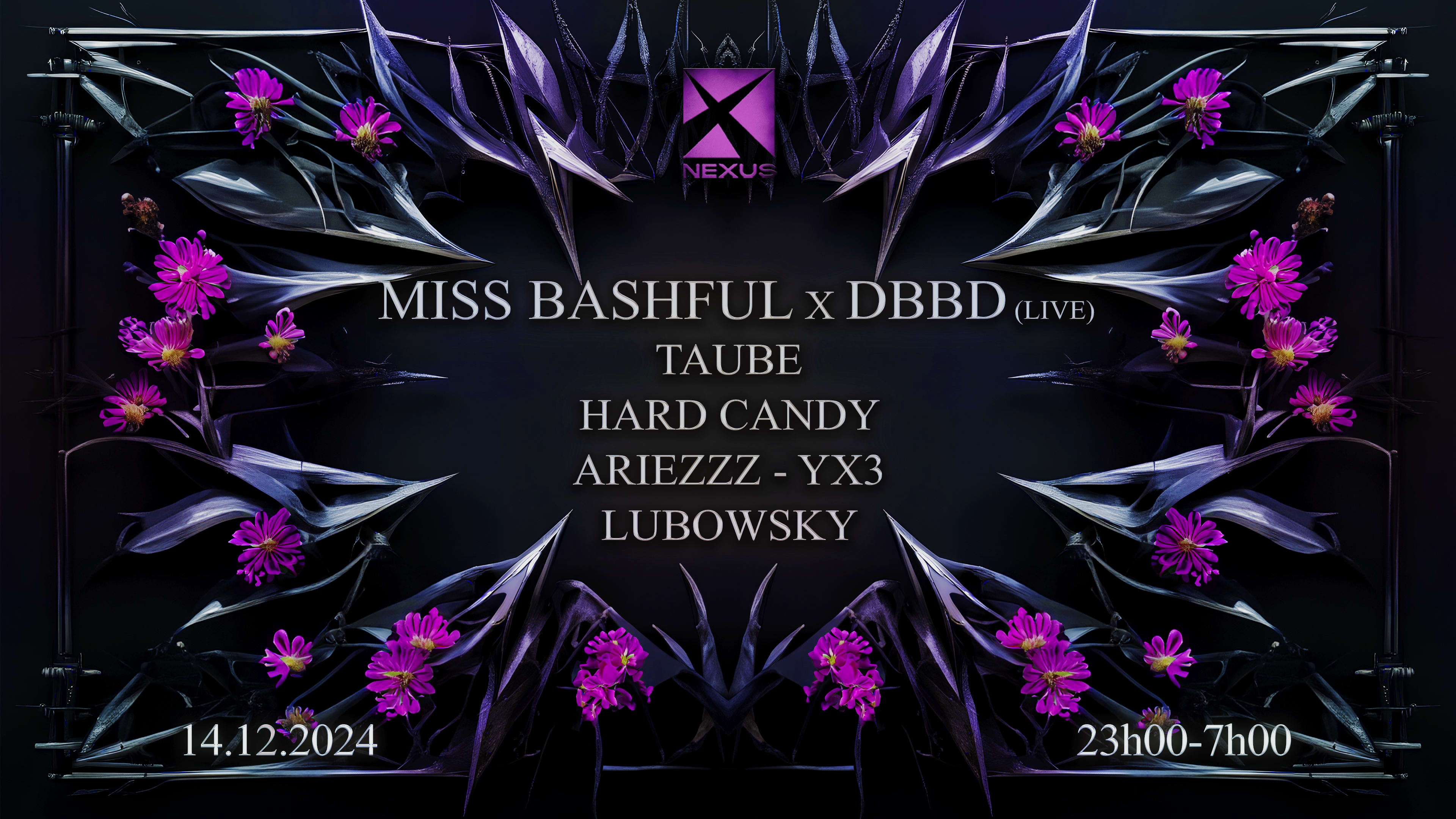 Nexus : Miss Bashful X Dbbd | Hard Candy | Taube & More Cover
