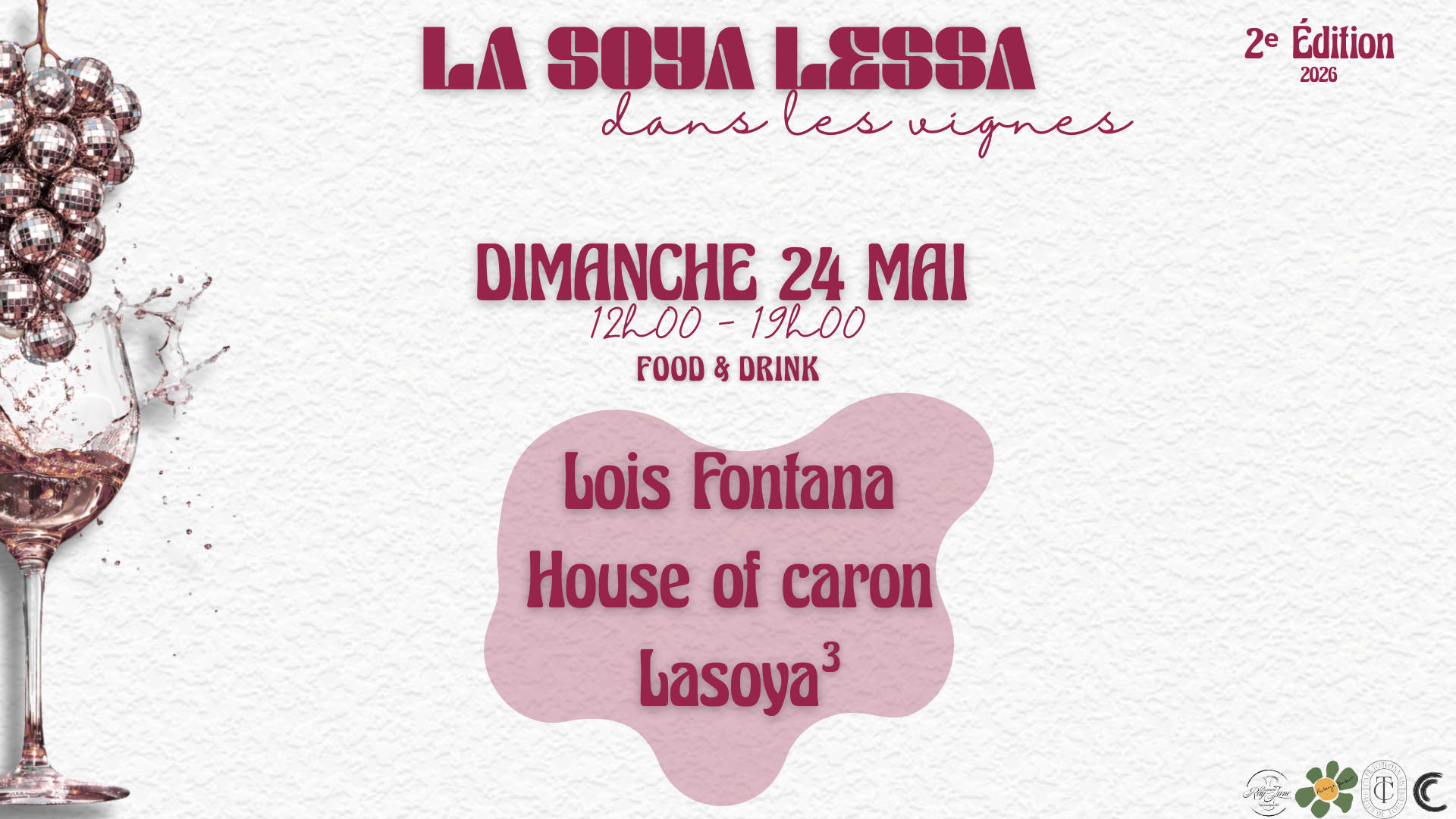 La Soya Lessa Dans Les Vignes - Dimanche 24/05/2026 Cover