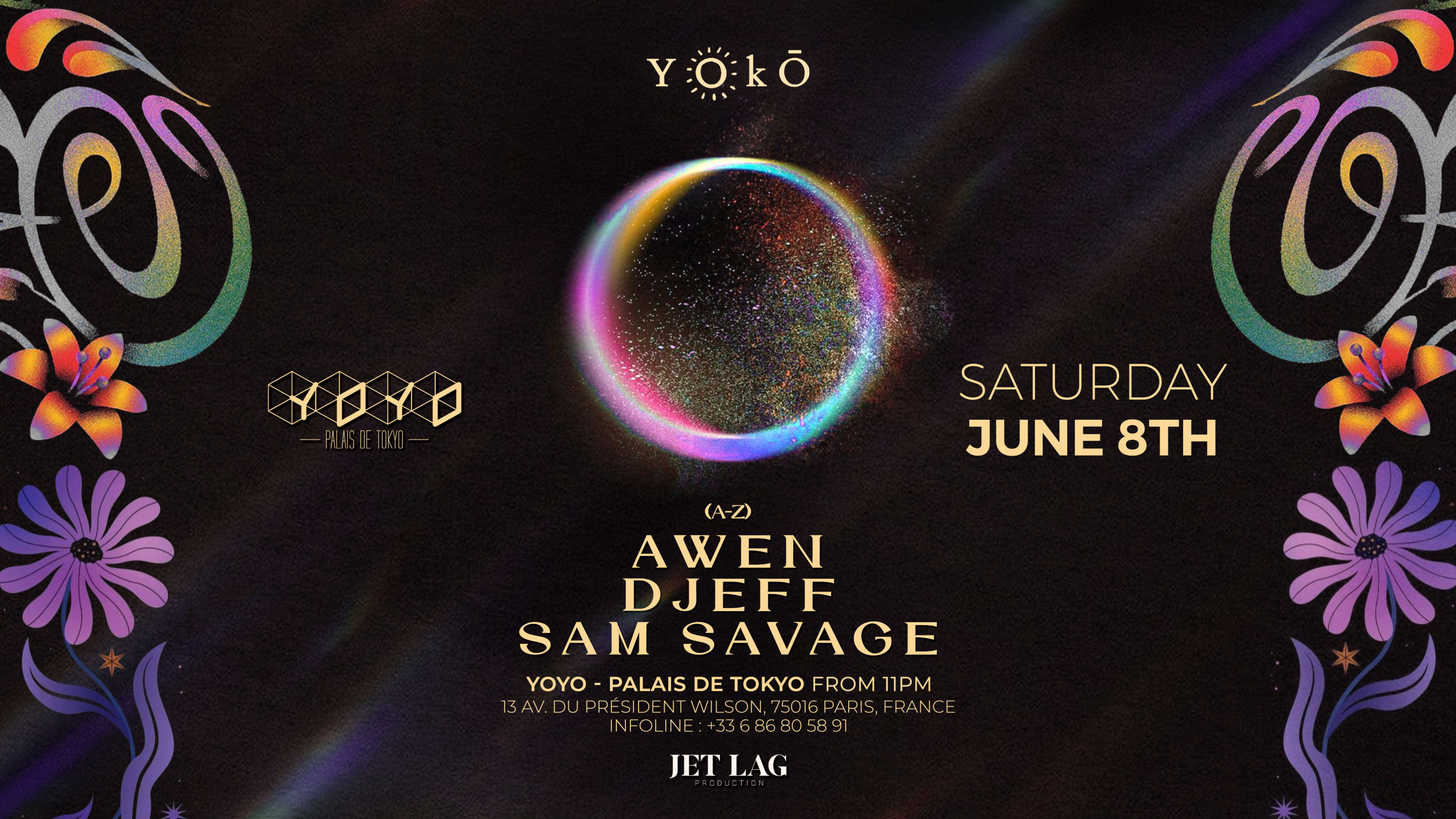 Yoko Invite Awen, Djeff & Sam Savage Cover