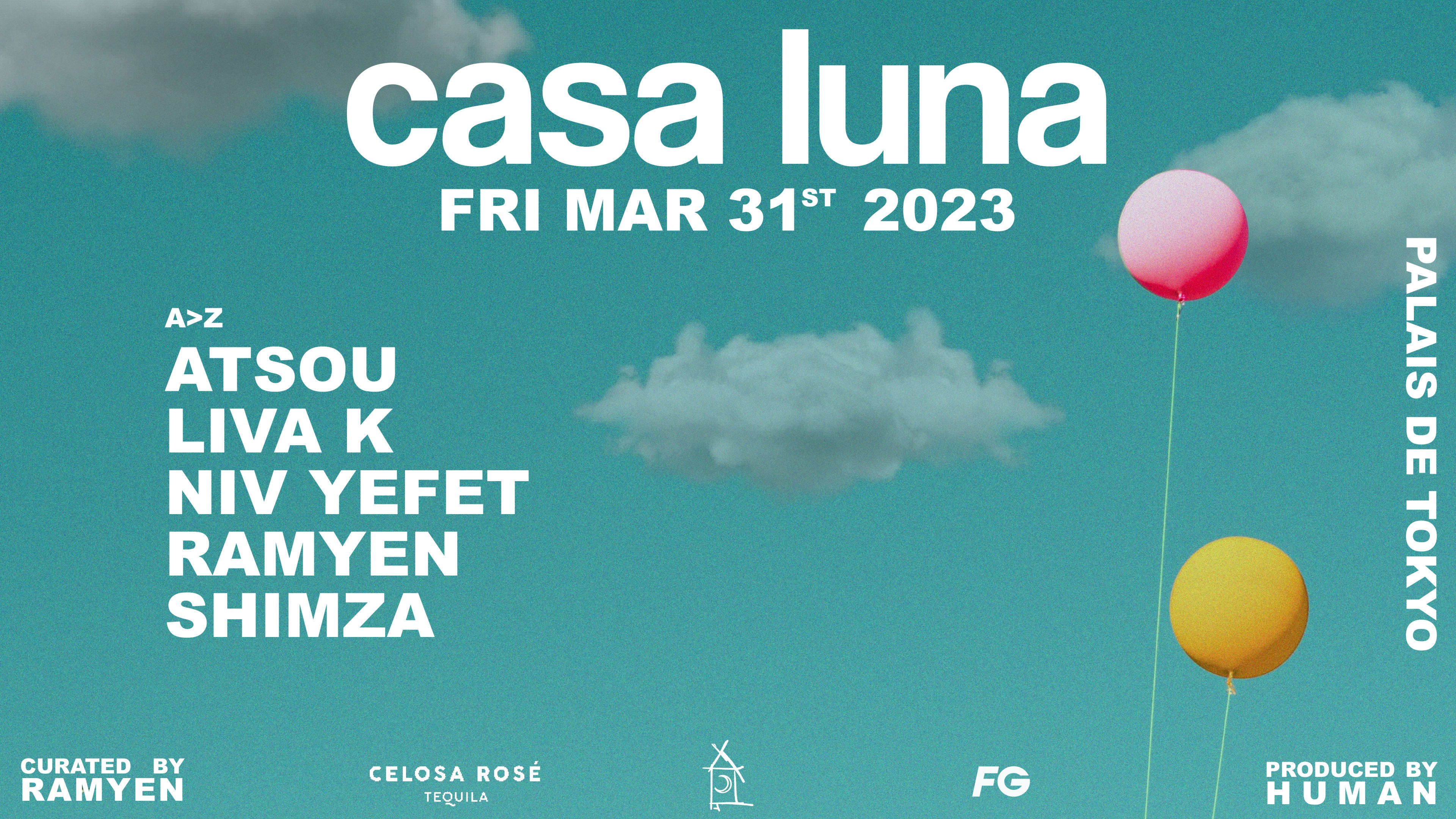 Casa Luna - March 31th @Yoyo / By Human Production Cover