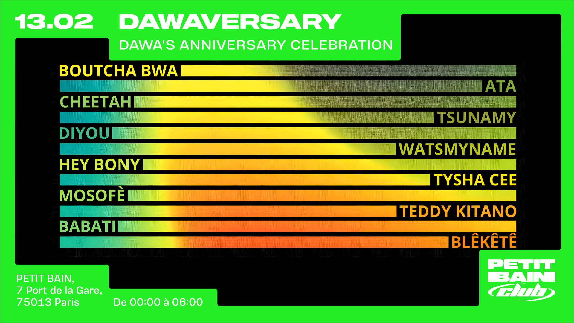 Dawaversary : 5th Birthday Party Cover