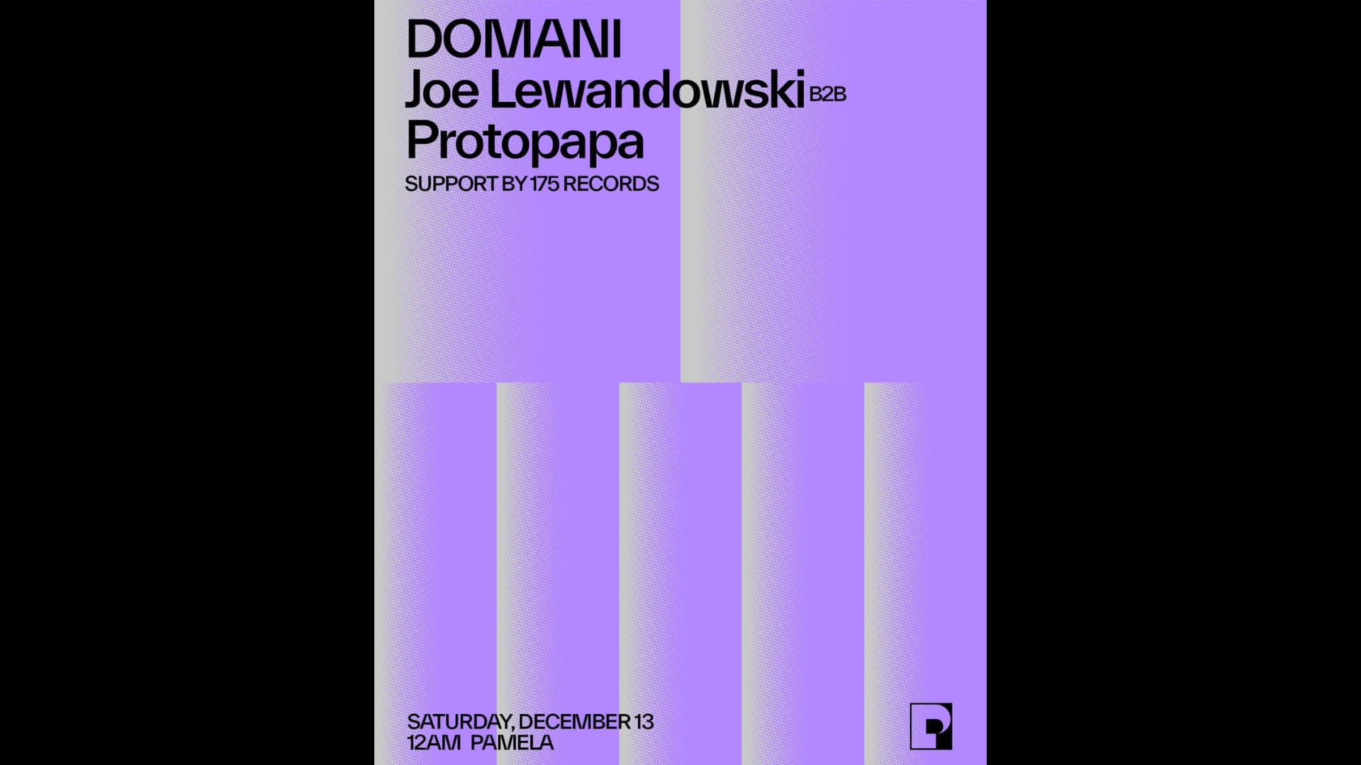 Domani - Joe Lewandowski B2b Protopapa, 175 Records Cover