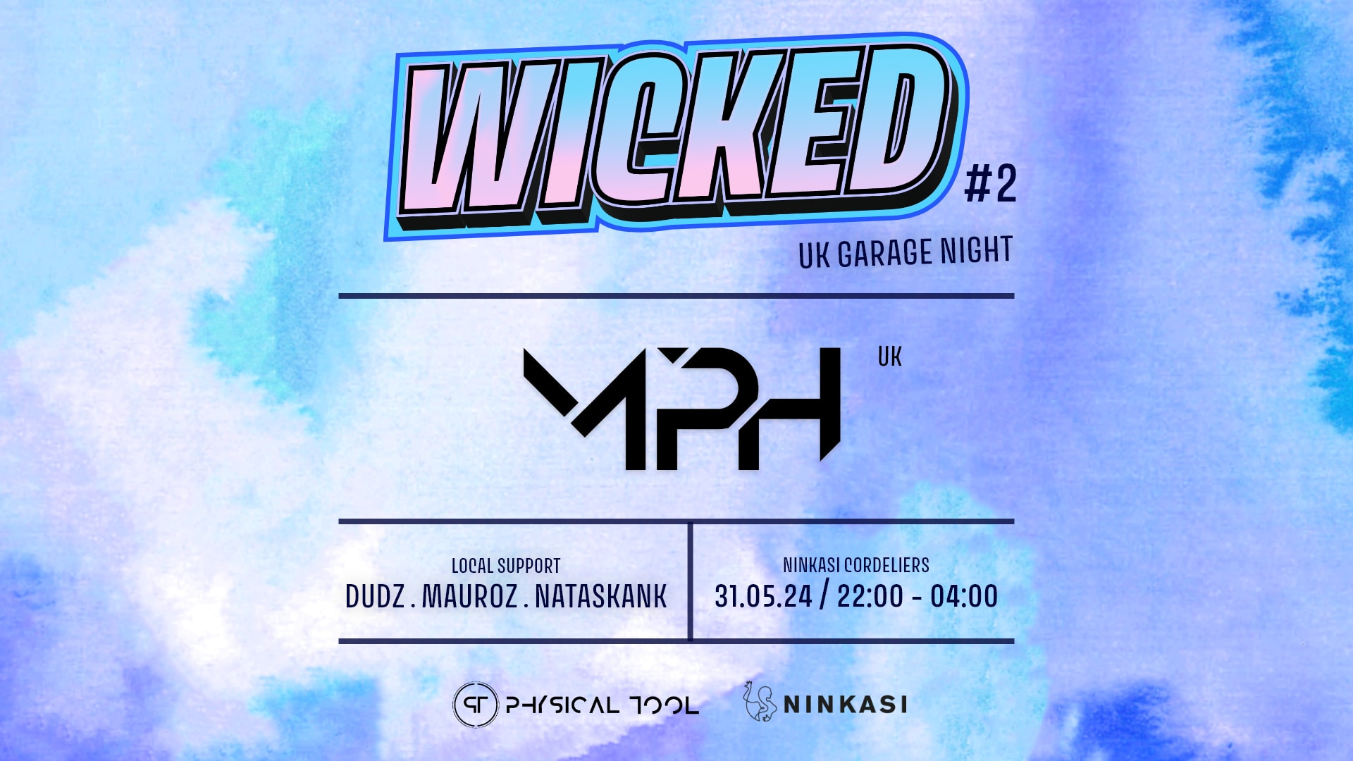 Wicked #2 - Uk Garage Night W/ Mph (Uk) - [ Gratuit ] Cover