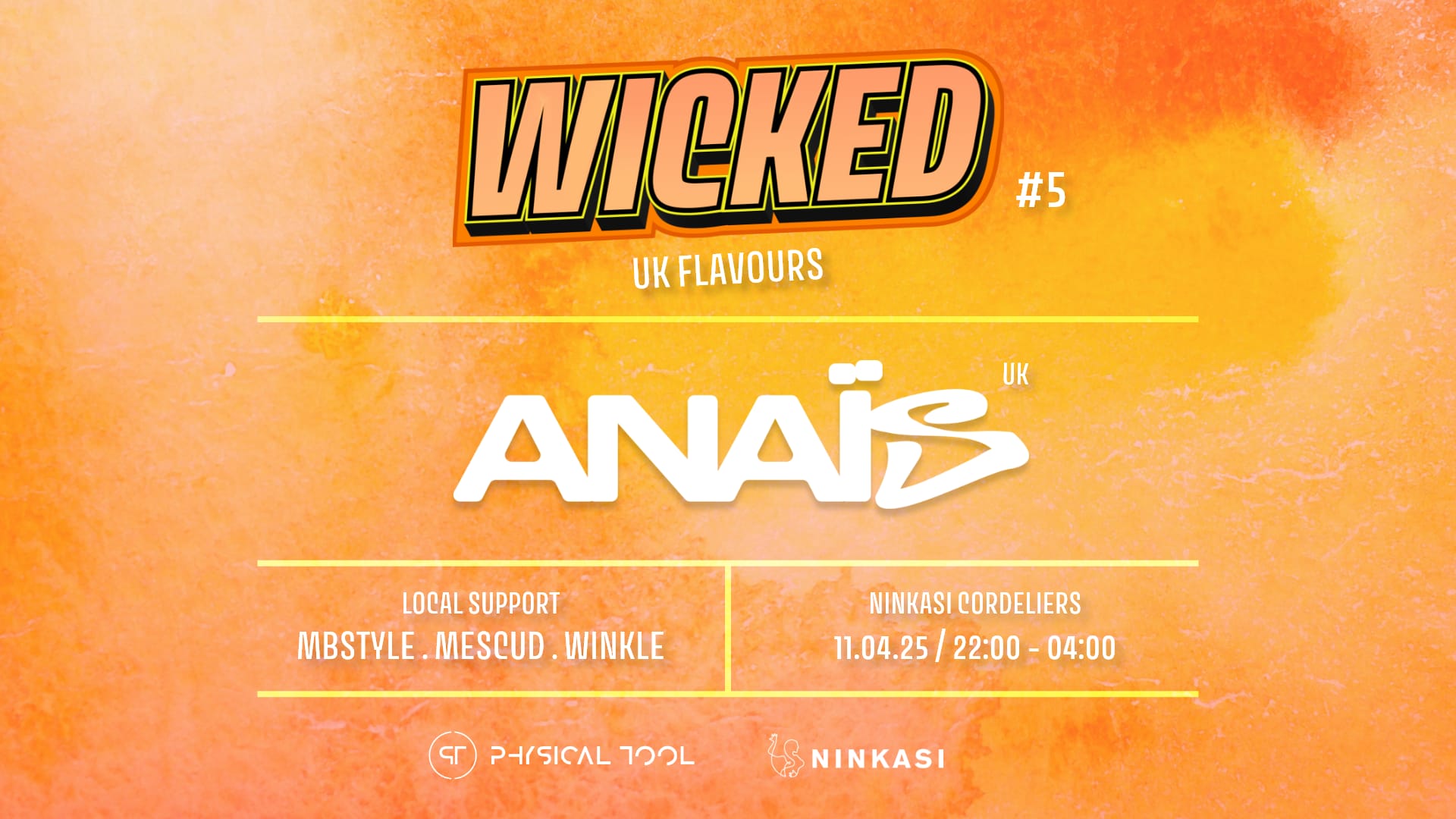 Wicked #5 - Uk Flavours W/ Anaïs (Uk) & More Cover