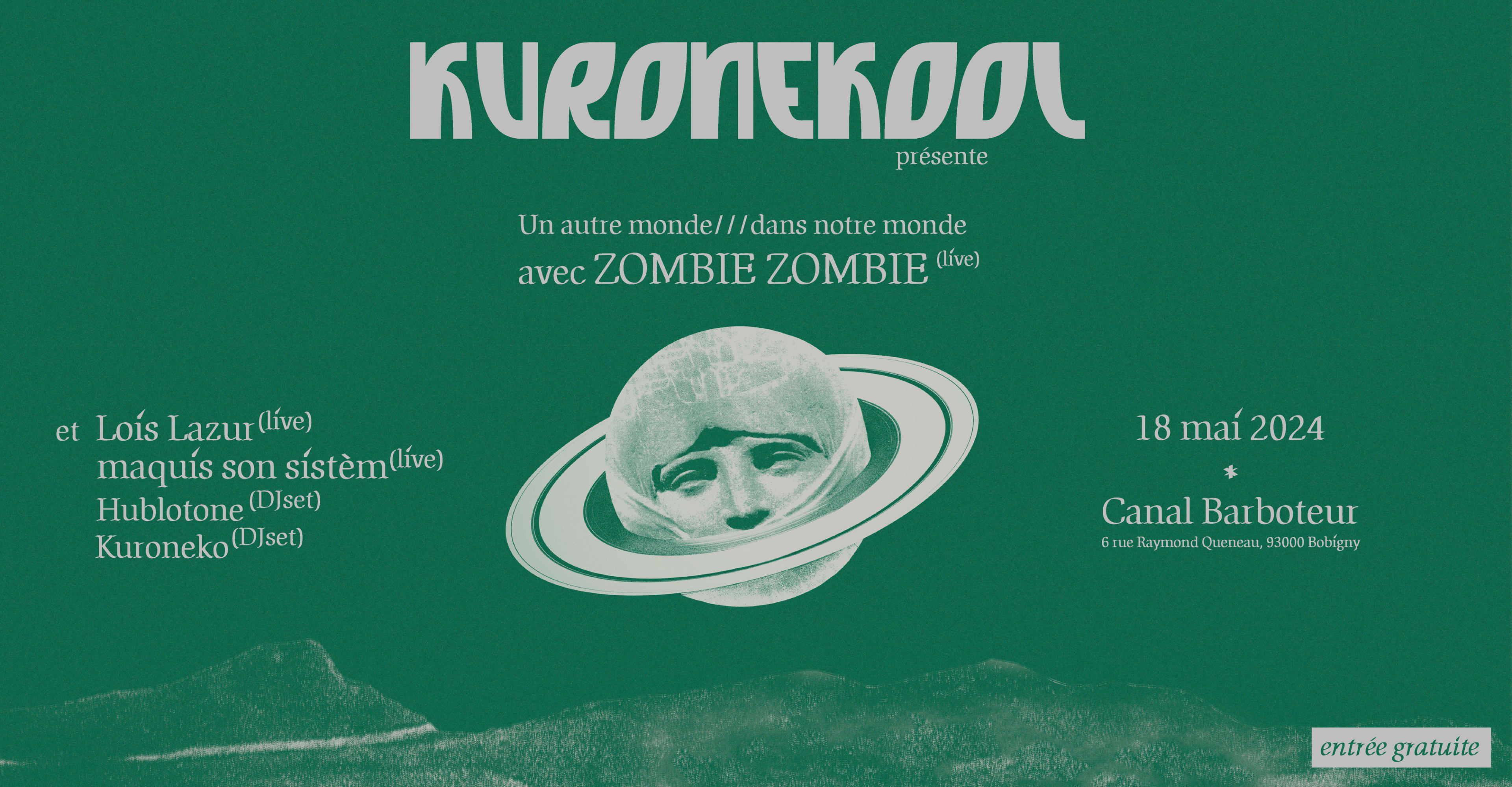 Kuronekool #3 : Open Air  – Zombie Zombie, Loïs Lazur, ... Cover
