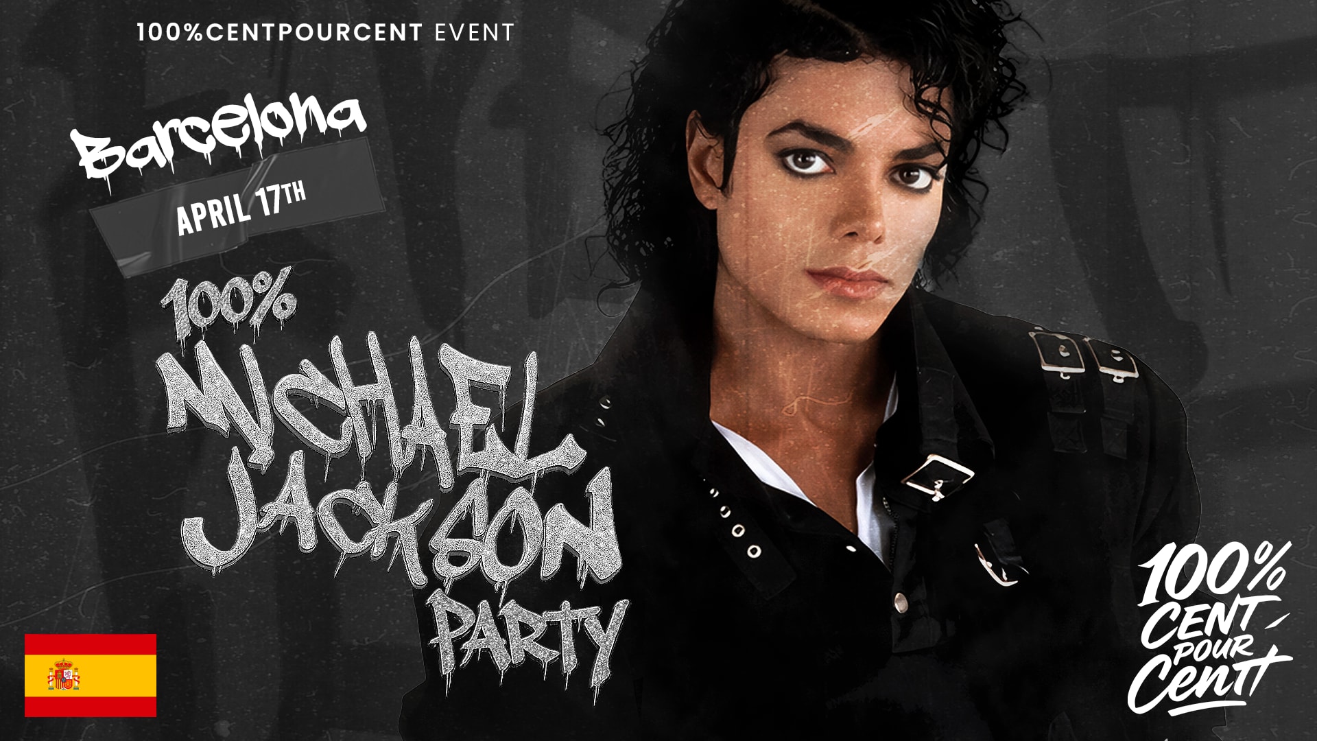 100% Michael Jackson Party !! (Barcelona) Cover