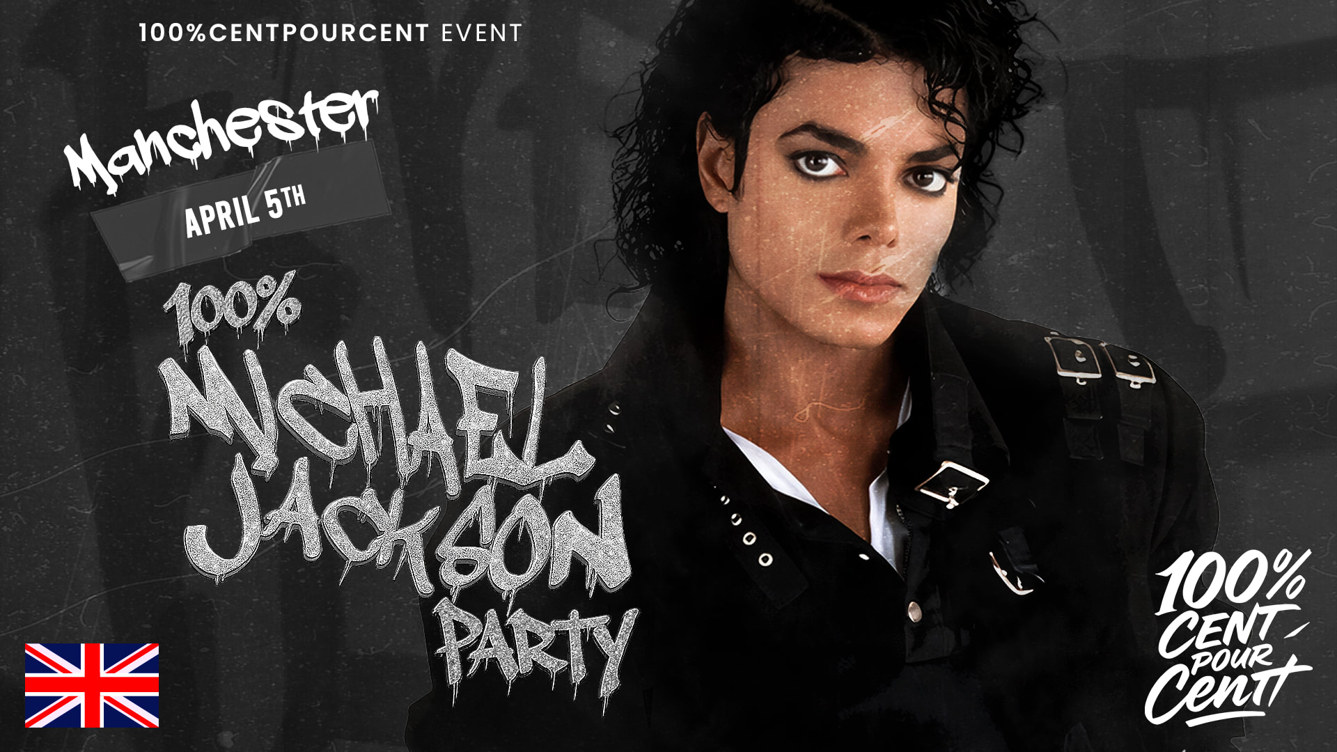 100% Michael Jackson Party !! (Manchester) Cover