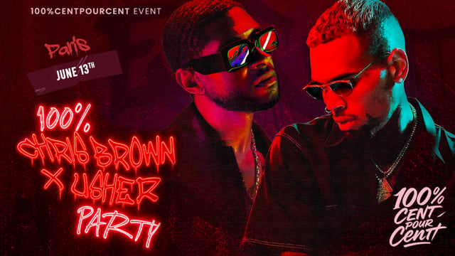 100% Chris Brown X Usher Party In Paris !! Cover