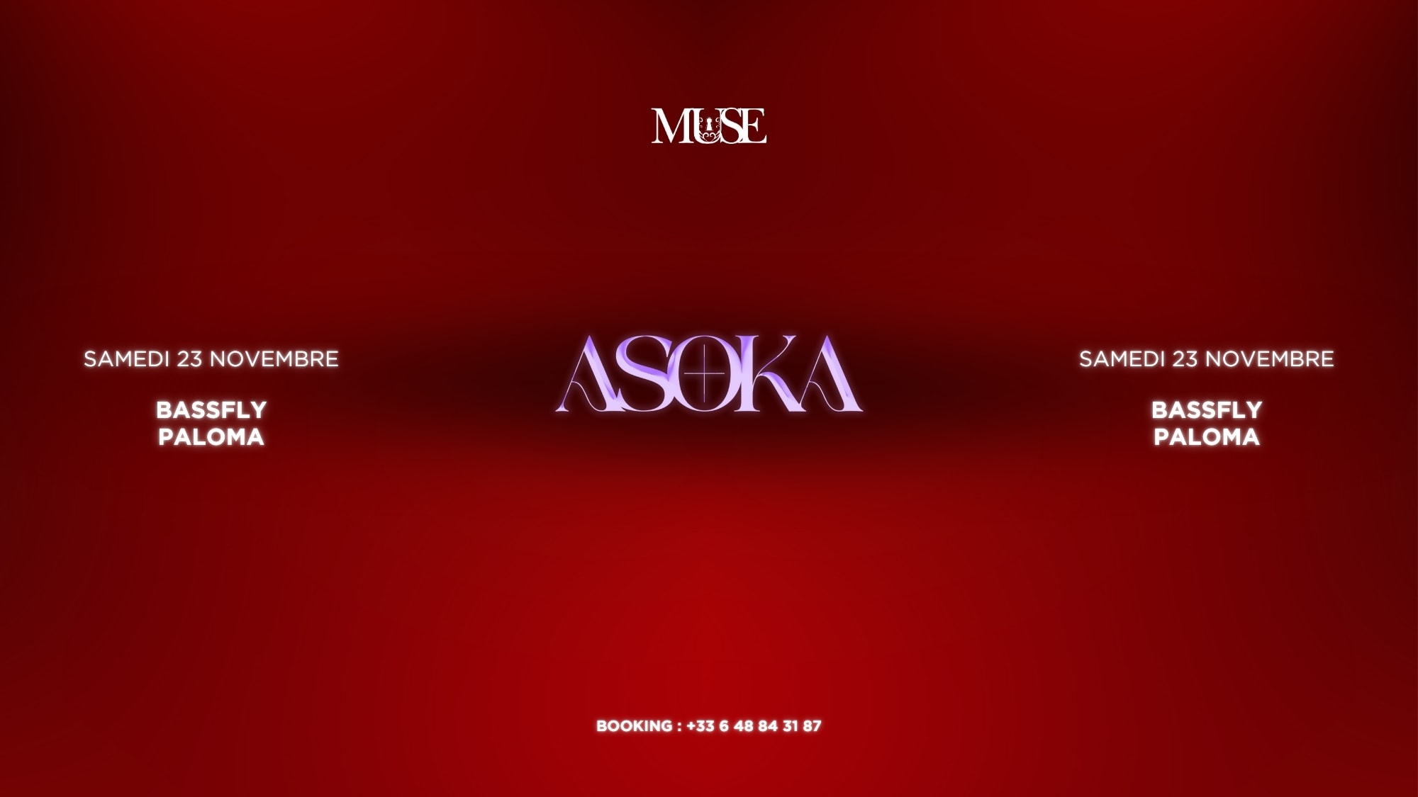 Asoka - Muse - Samedi 23 Novembre Cover